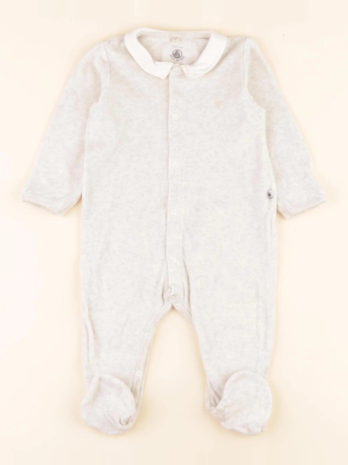 Pyjama velours beige