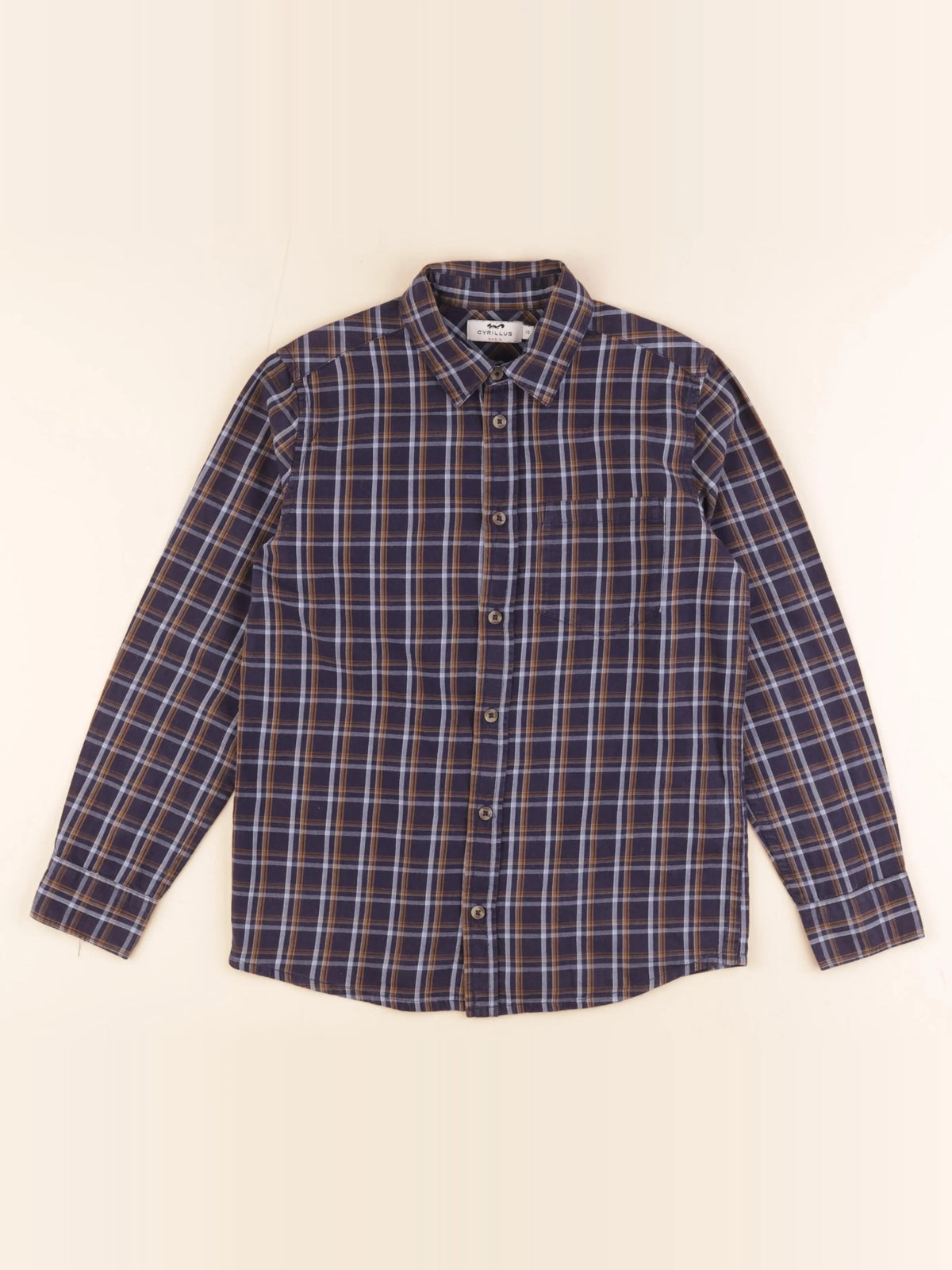 Cyrillus - chemise bleu - 12 ans