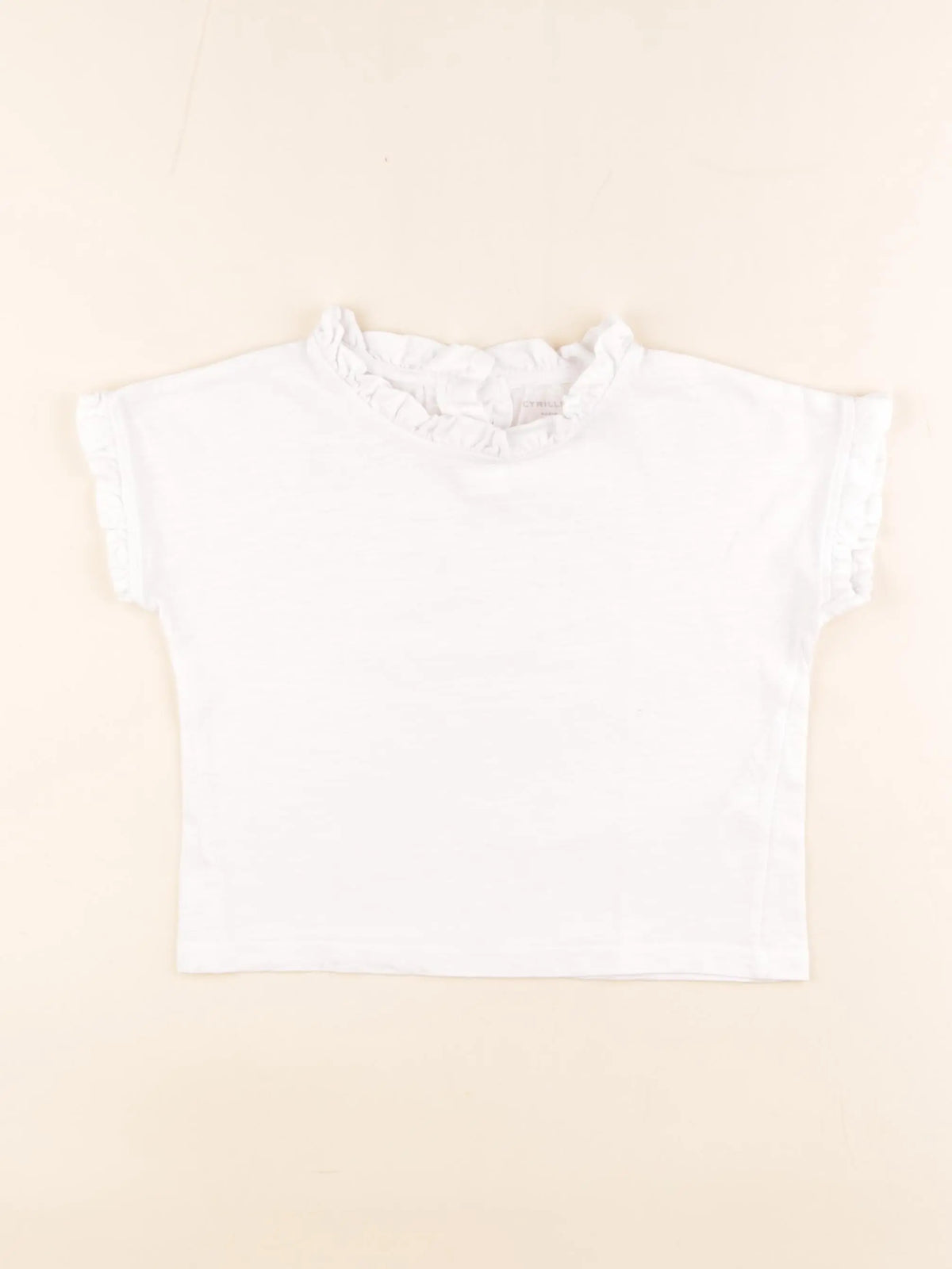 Cyrillus - tee-shirt blanc - 4 ans