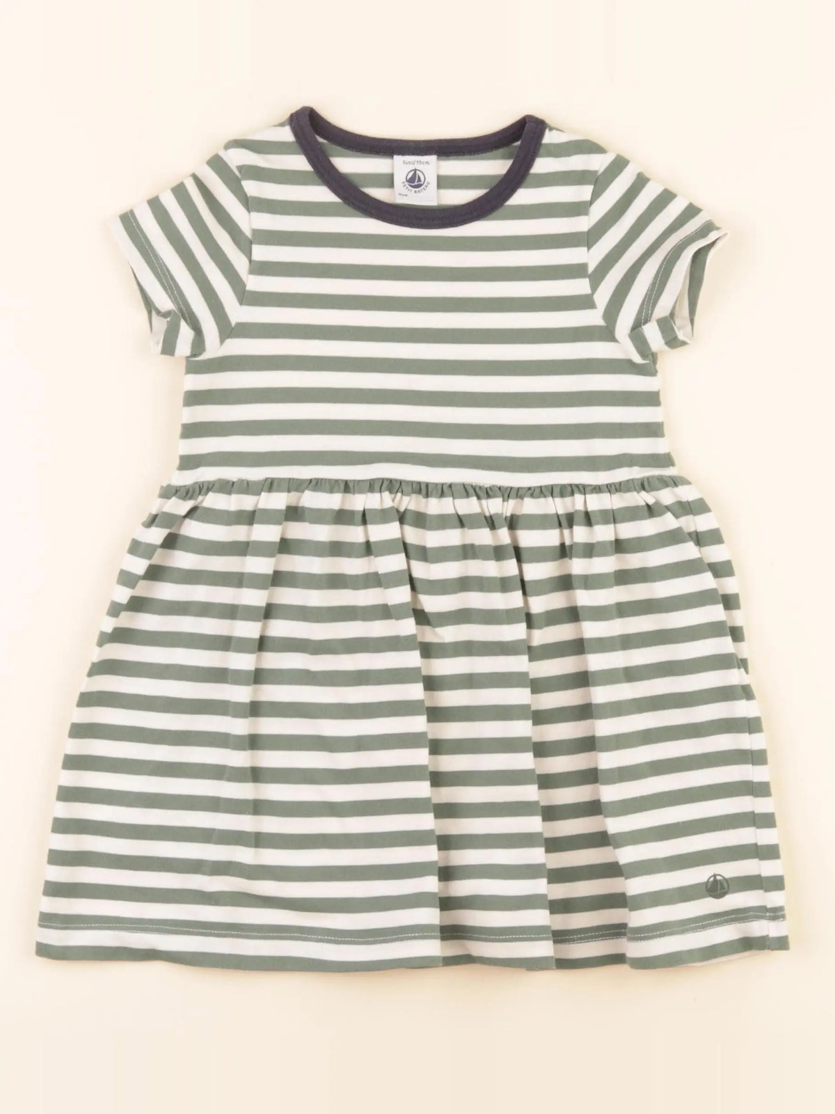Robe blanc, vert