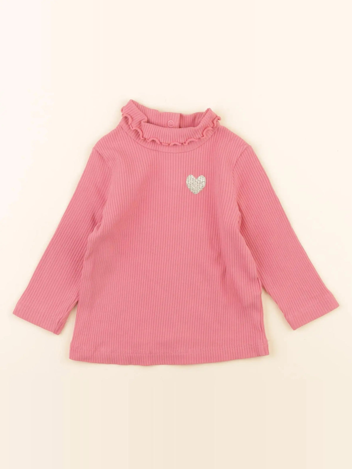 Tape à l'oeil - sous-pull rose - 9 mois