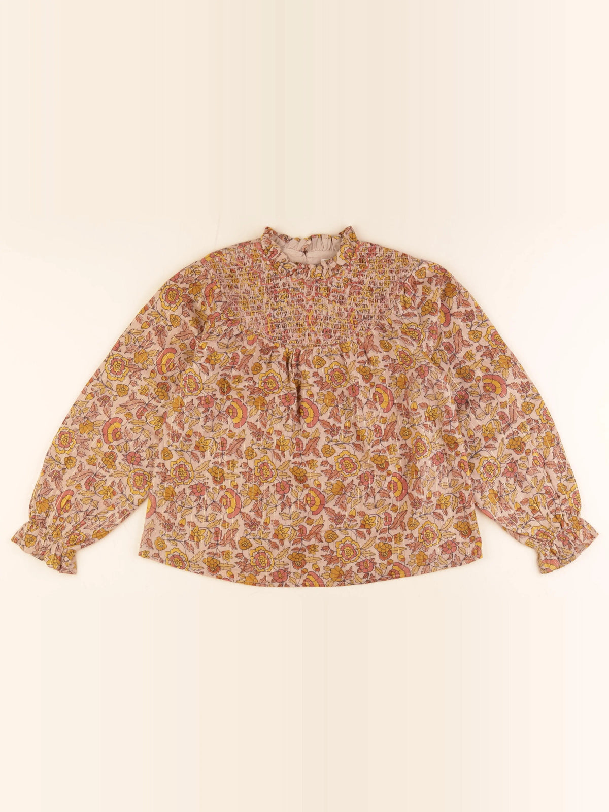 Louis Louise - blouse beige, jaune - 10 ans
