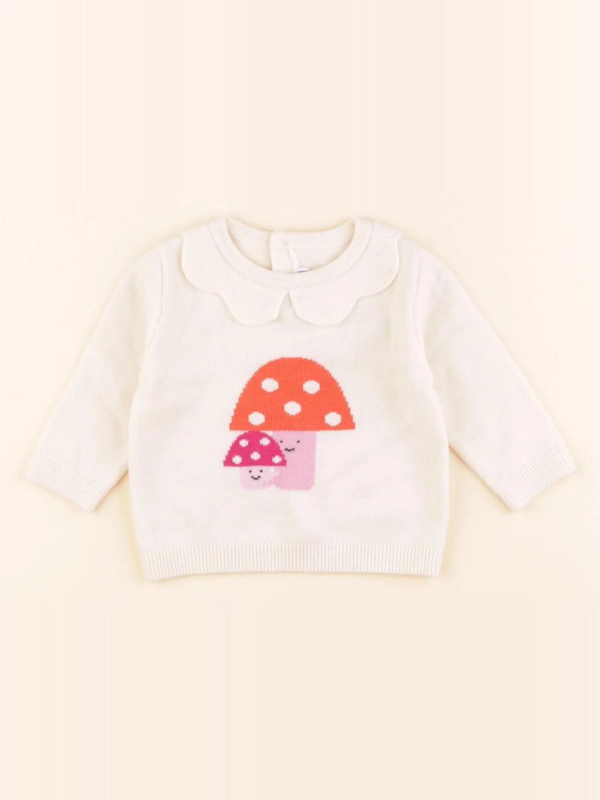 Jacadi - pull beige - 6 mois