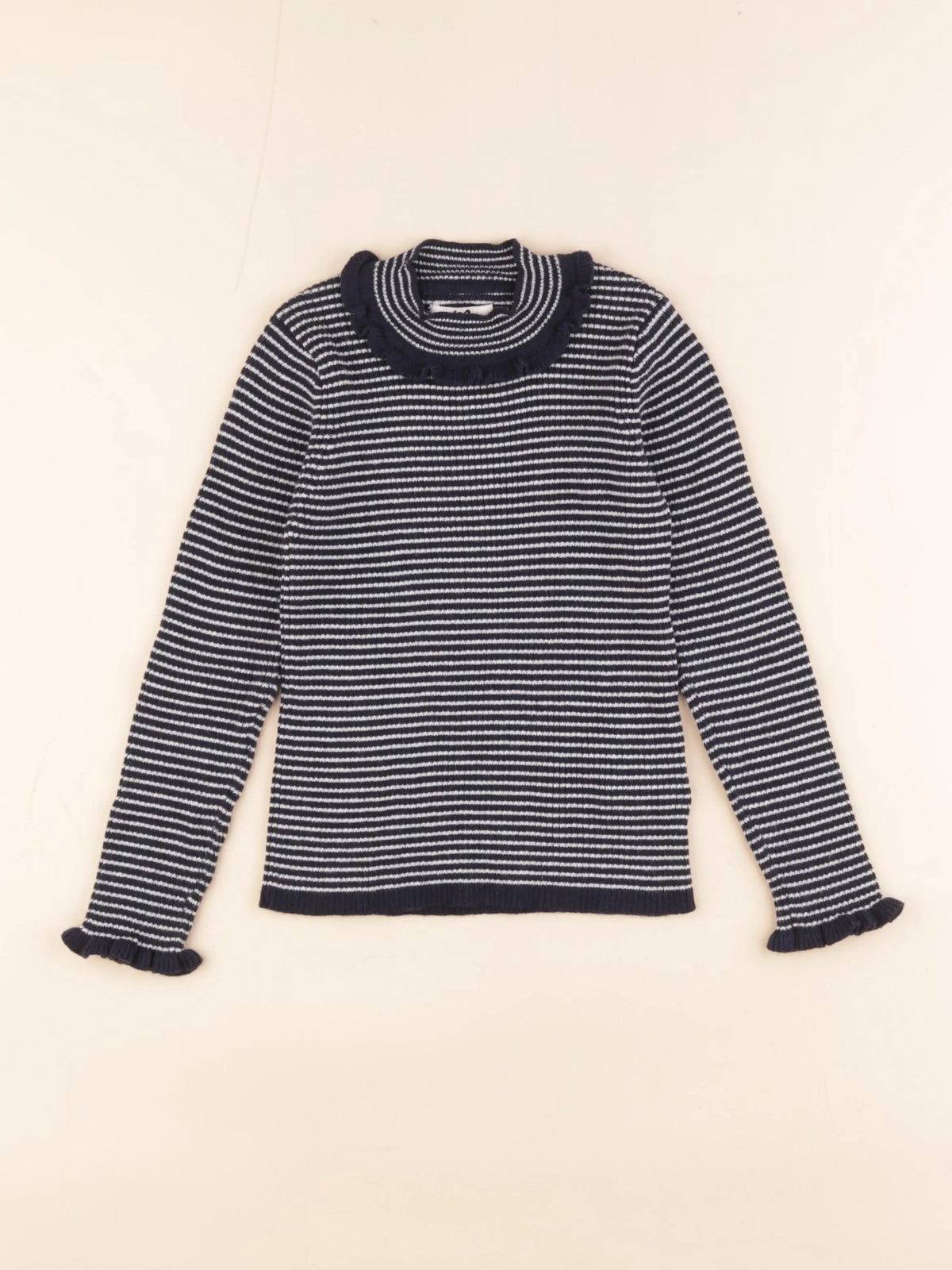 Cyrillus - pull bleu - 8 ans
