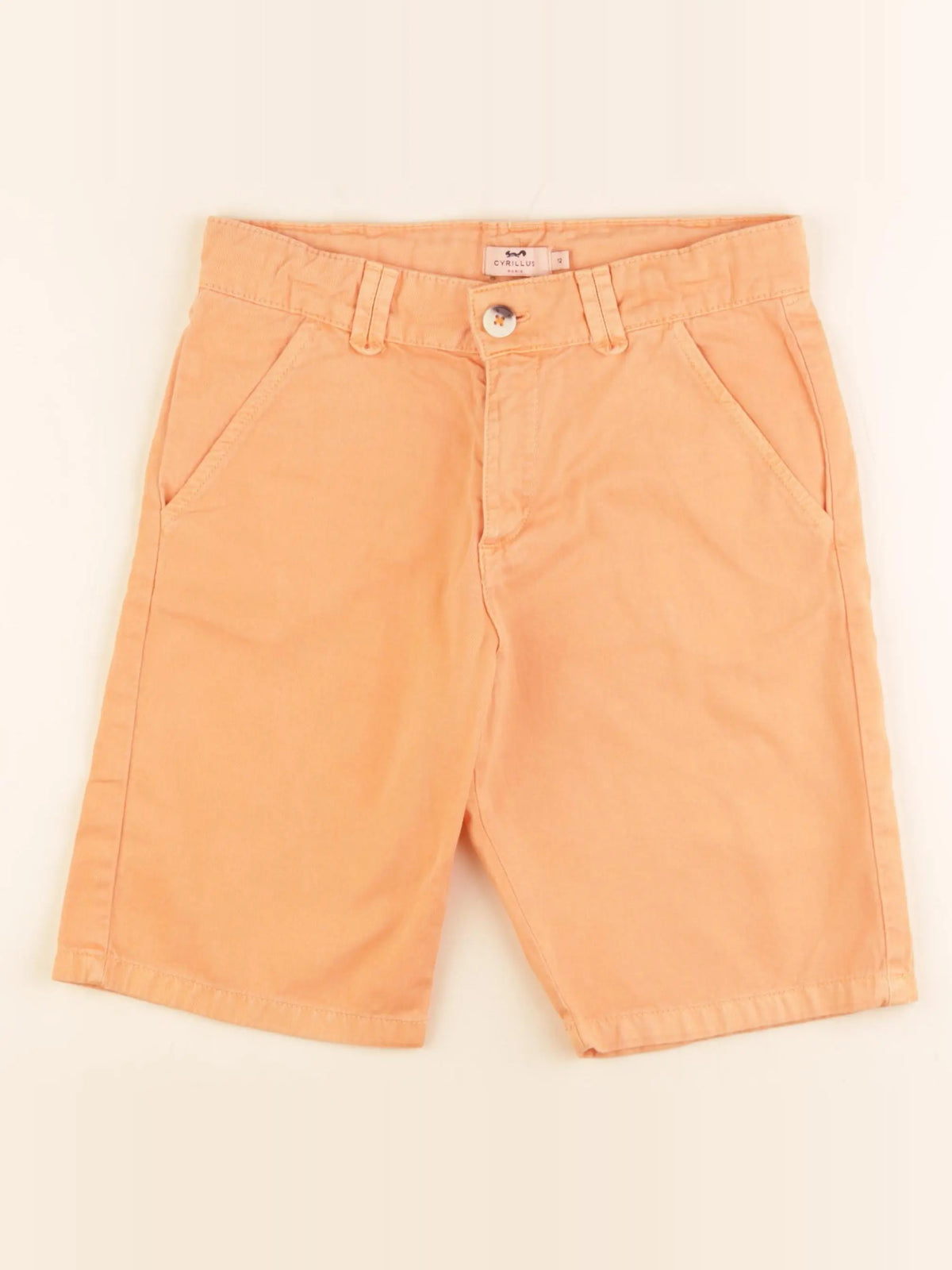 Cyrillus - short orange - 12 ans