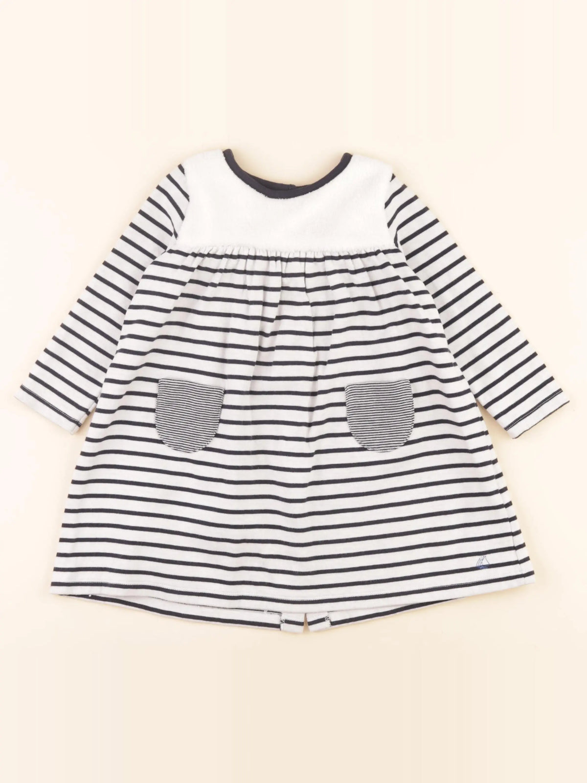 Robe blanc, bleu
