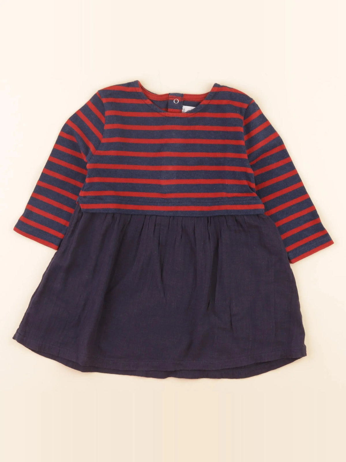 Robe bleu, rouge