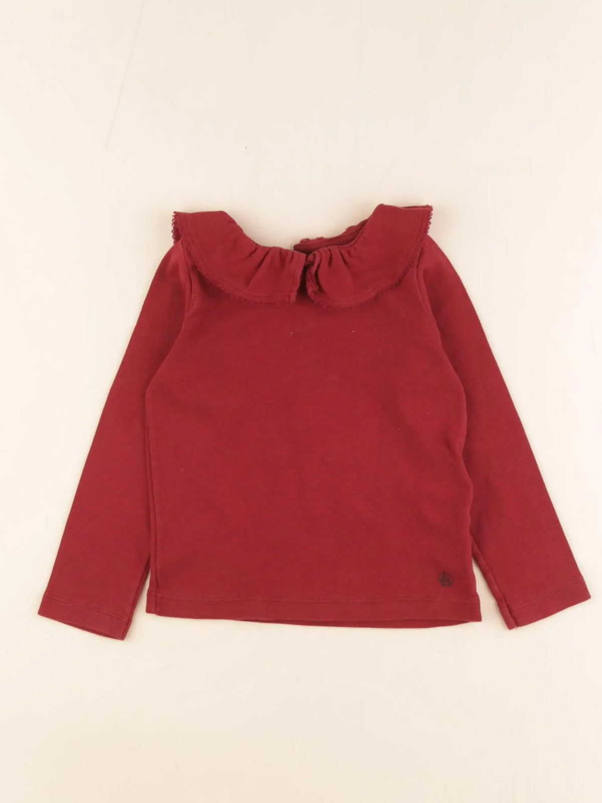 Petit Bateau - tee-shirt rouge - 4 ans