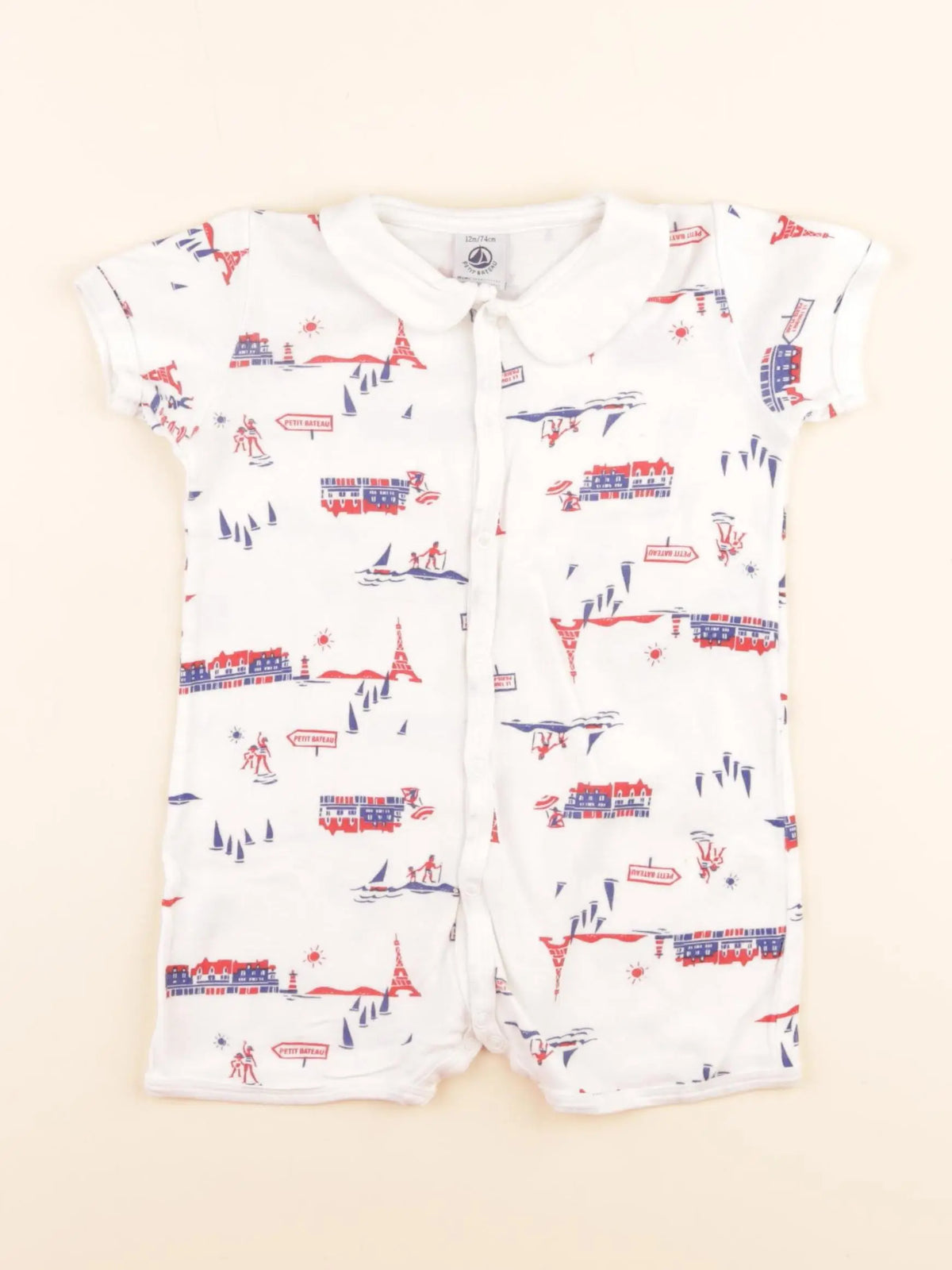 Pyjama coton blanc