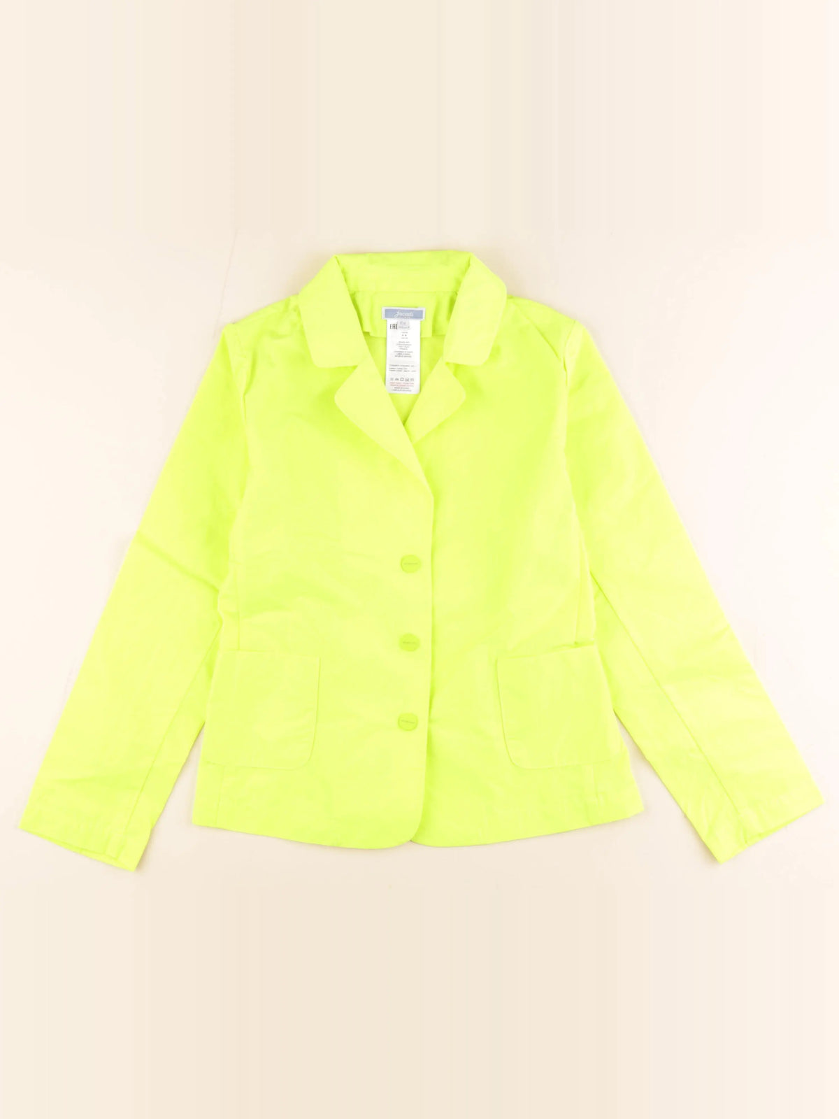 Jacadi - veste jaune fluo - 10 ans