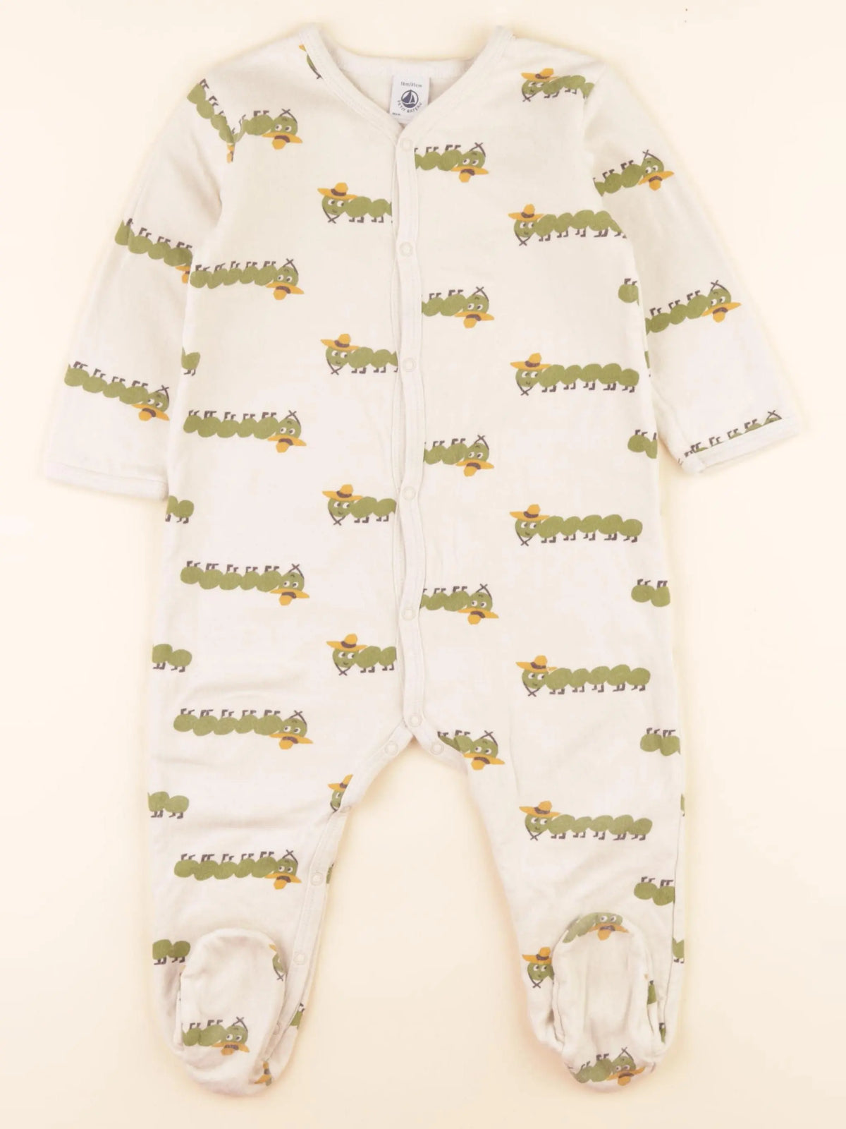 Pyjama coton beige