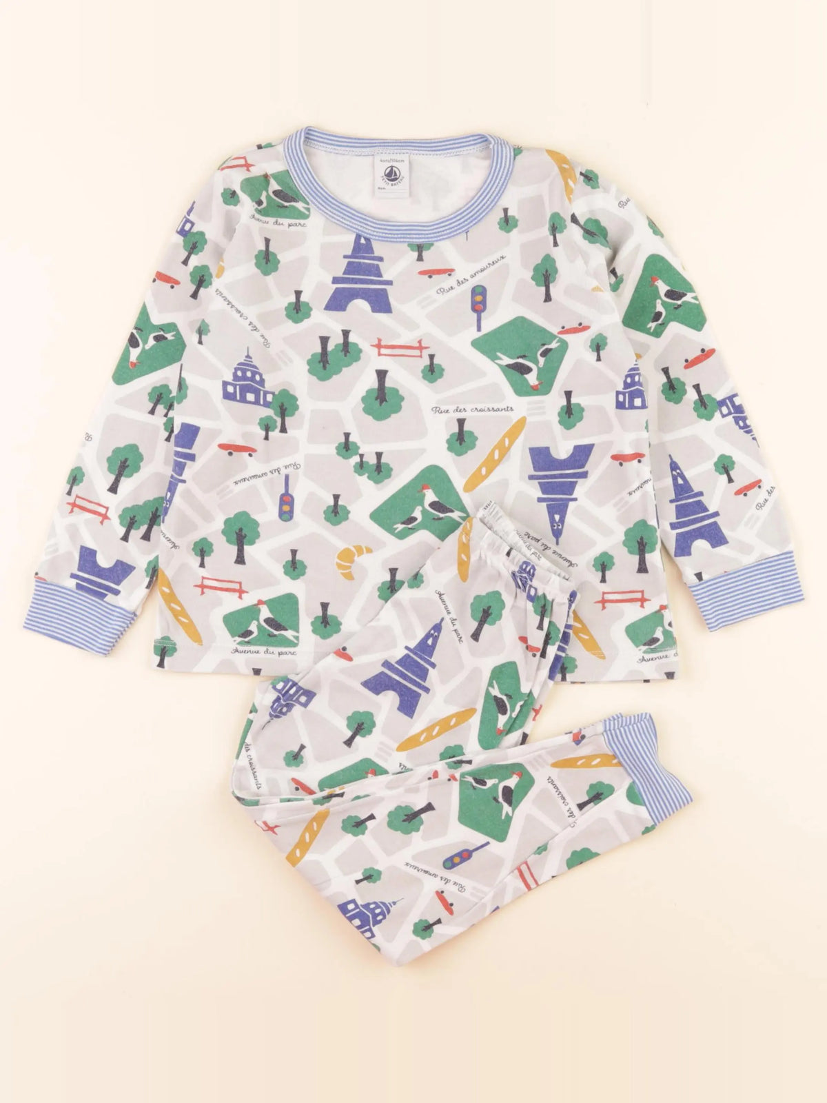 Pyjama coton multicolore