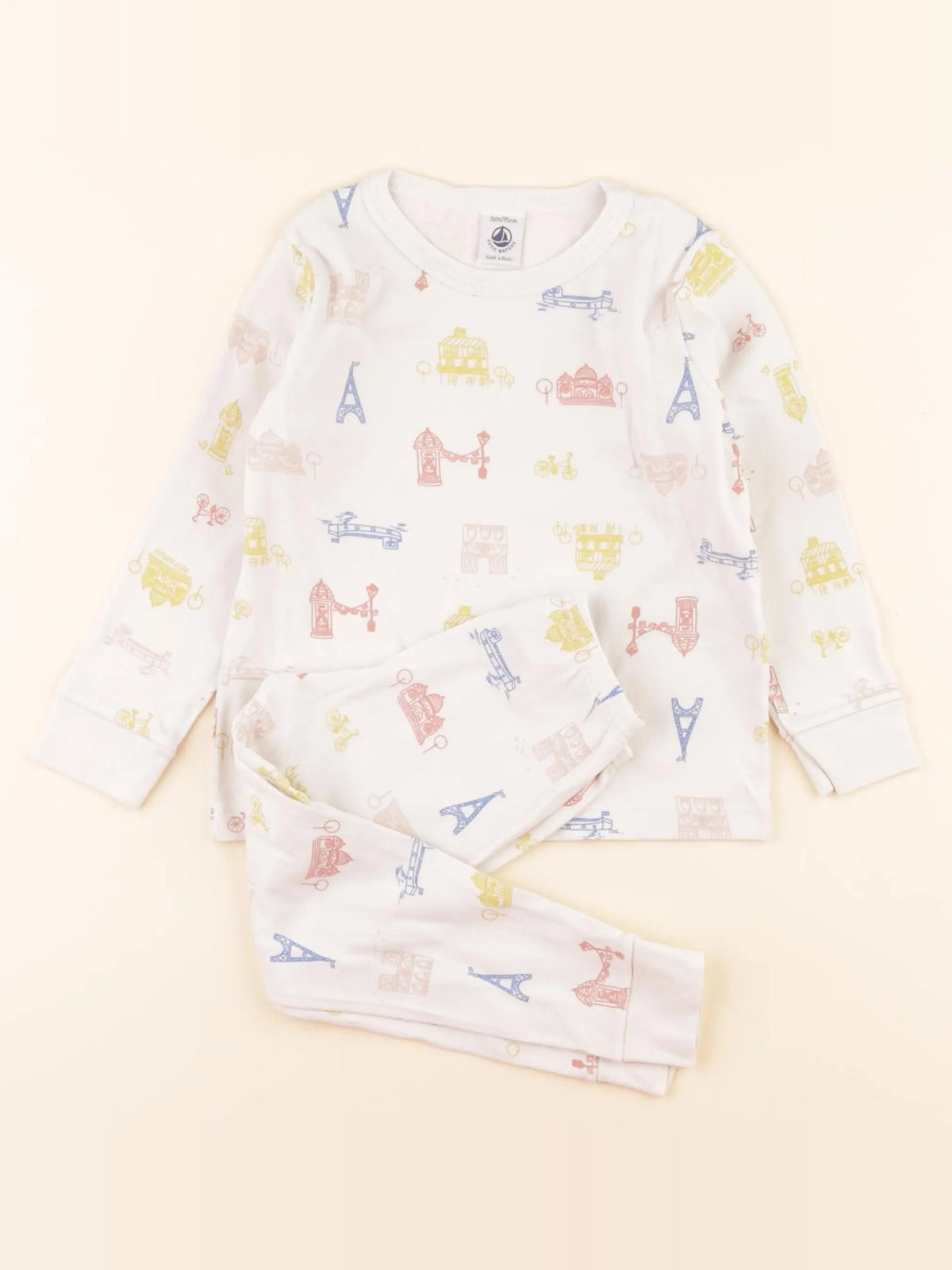 Pyjama coton blanc