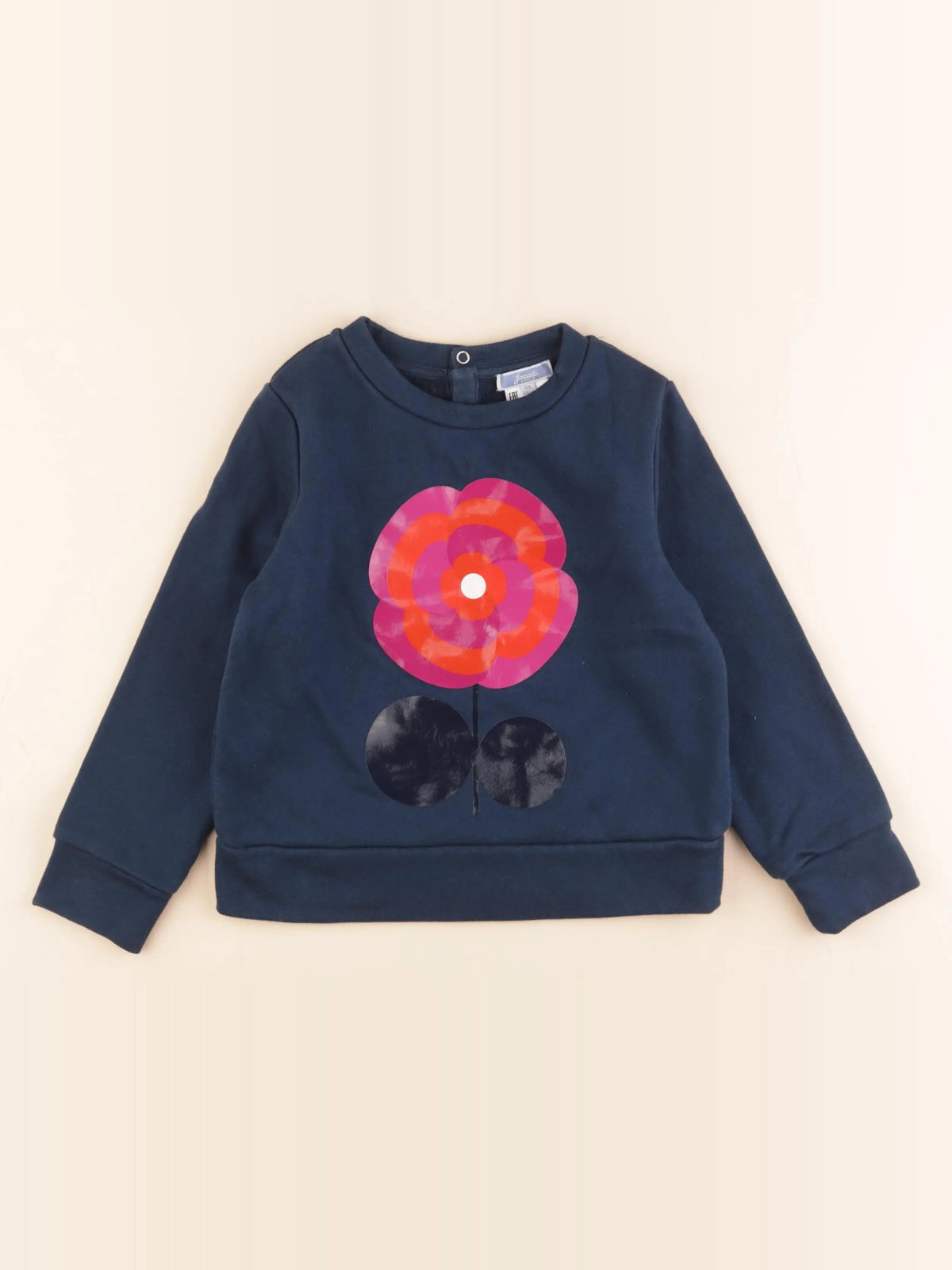 Jacadi - sweat bleu - 6 ans