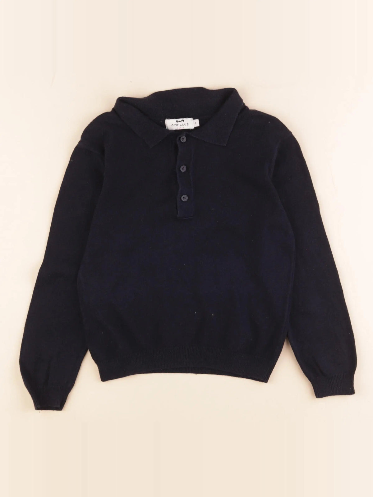Cyrillus - pull bleu - 6 ans