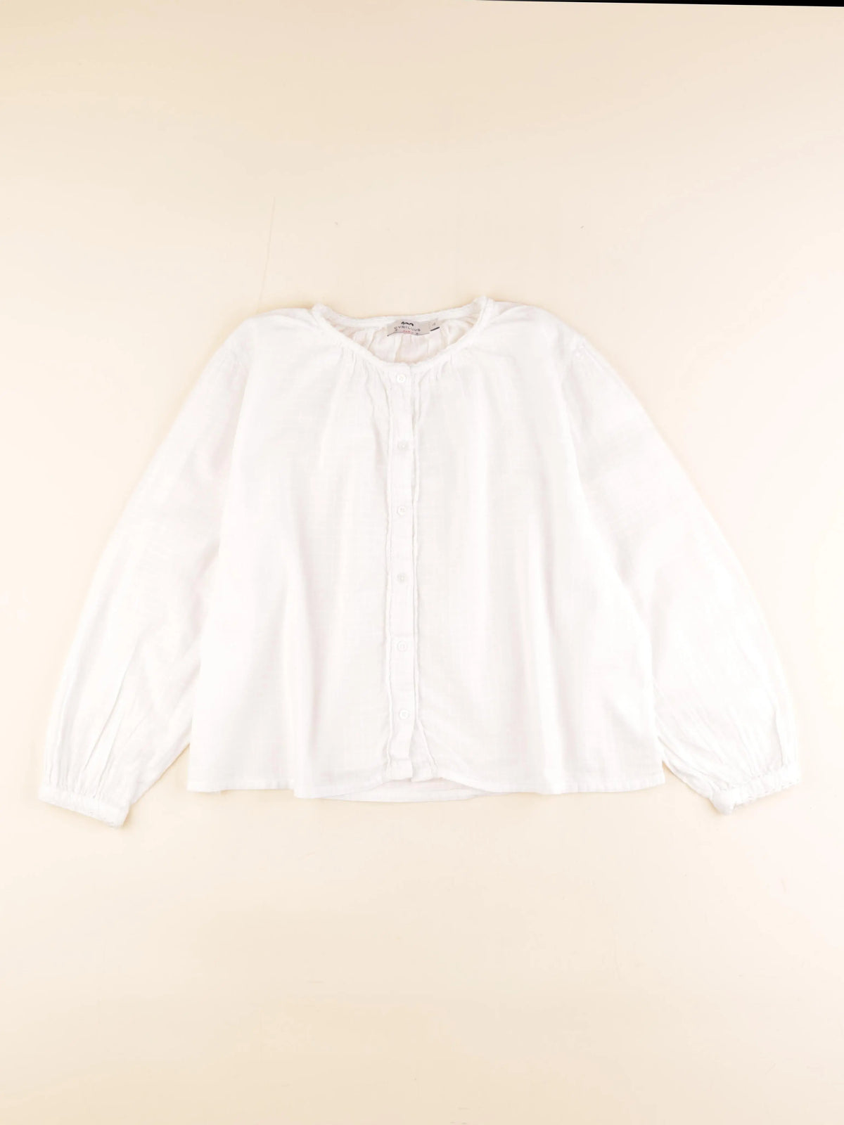 Cyrillus - blouse blanc - 10 ans