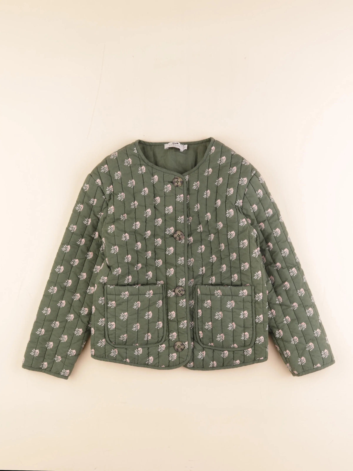 Cyrillus - veste vert - 8 ans
