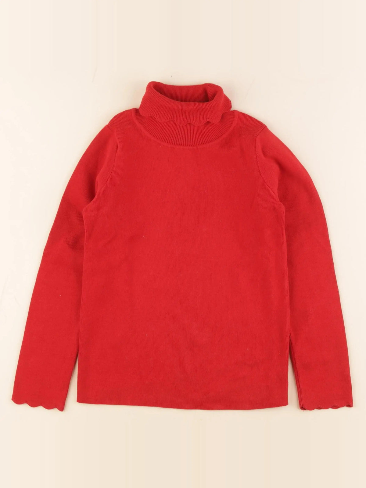 Jacadi - pull rouge - 8 ans