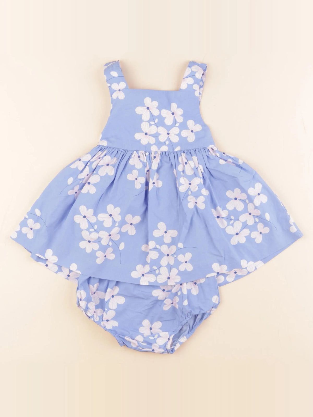 Jacadi - robe bleu - 12 mois