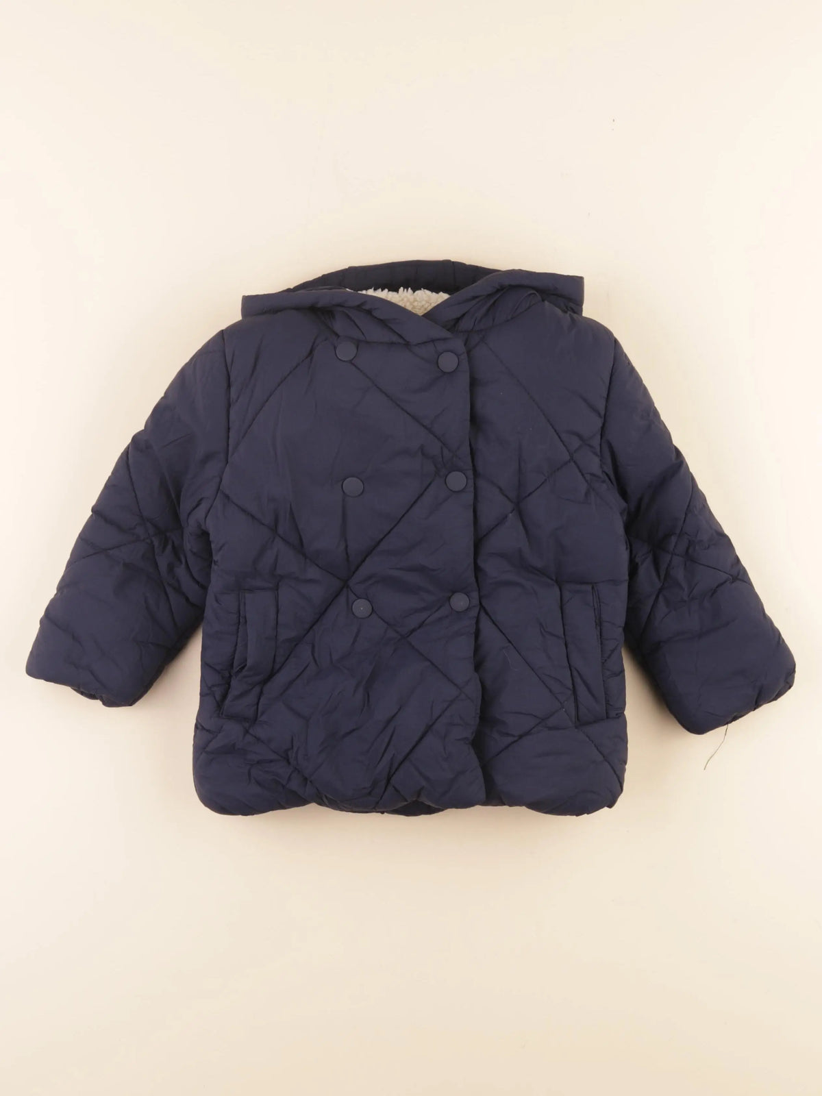 Vertbaudet - doudoune bleu - 3 ans