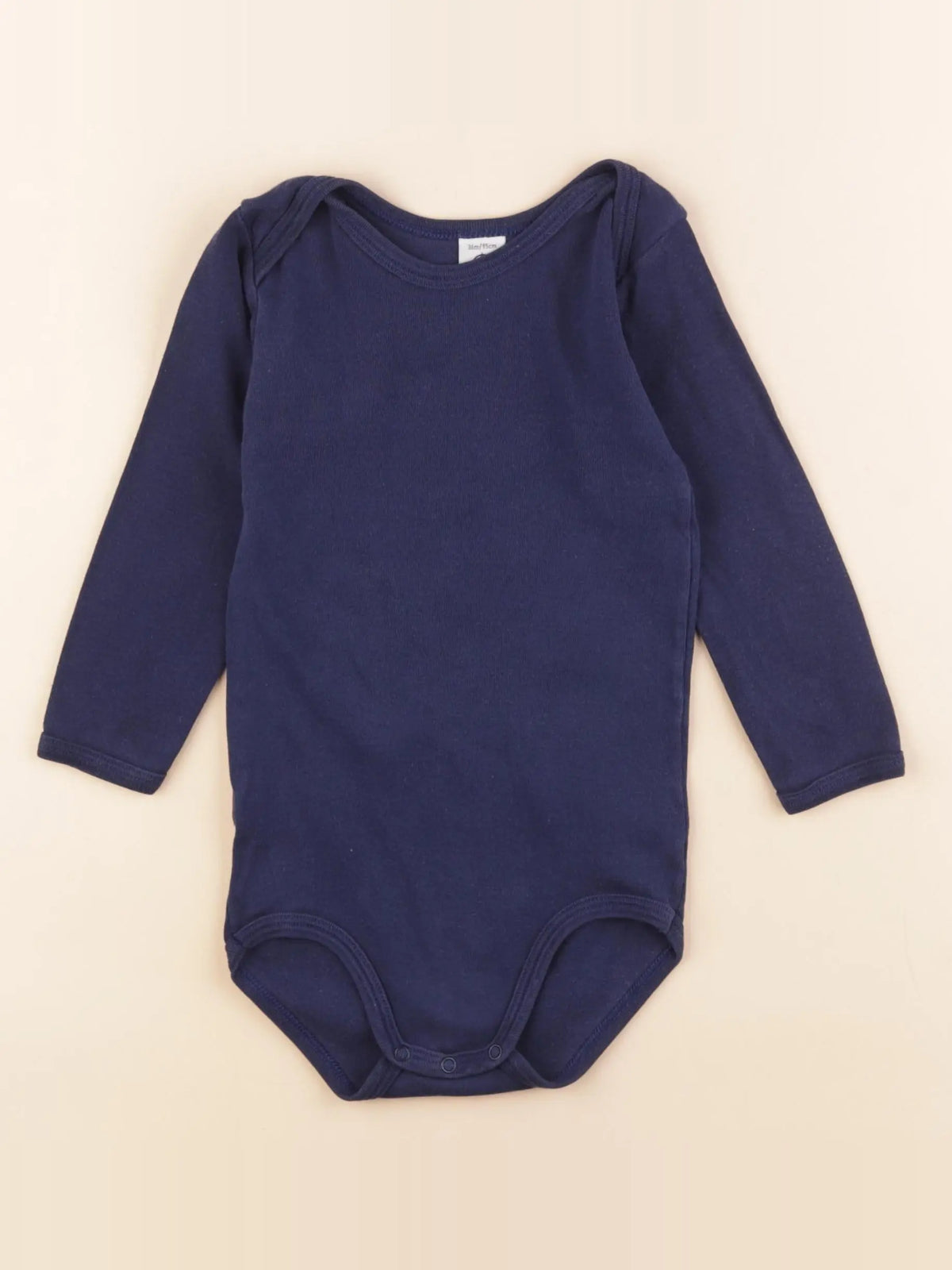 Petit Bateau - body bleu - 36 mois