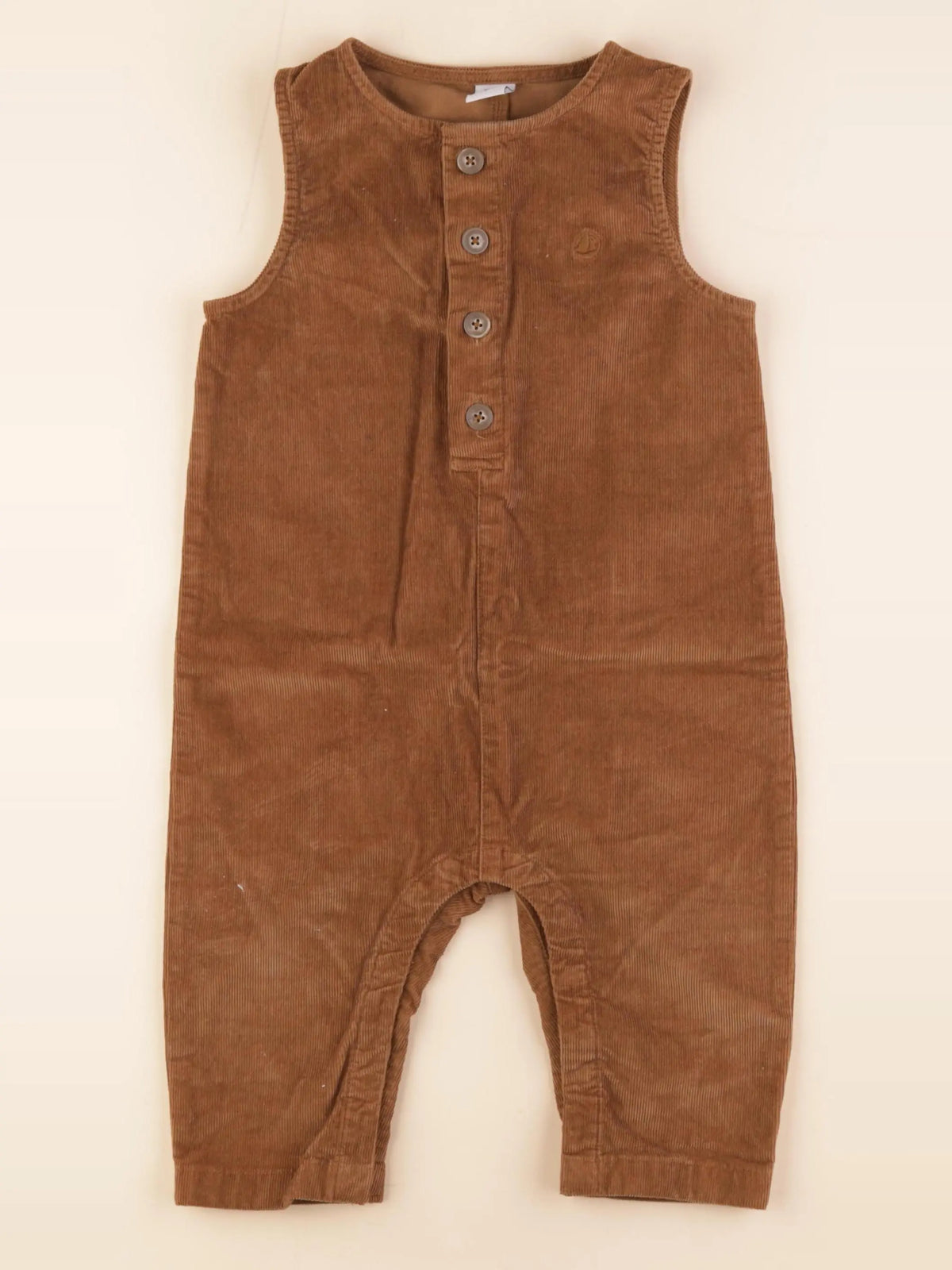 Petit Bateau - salopette marron - 24 mois