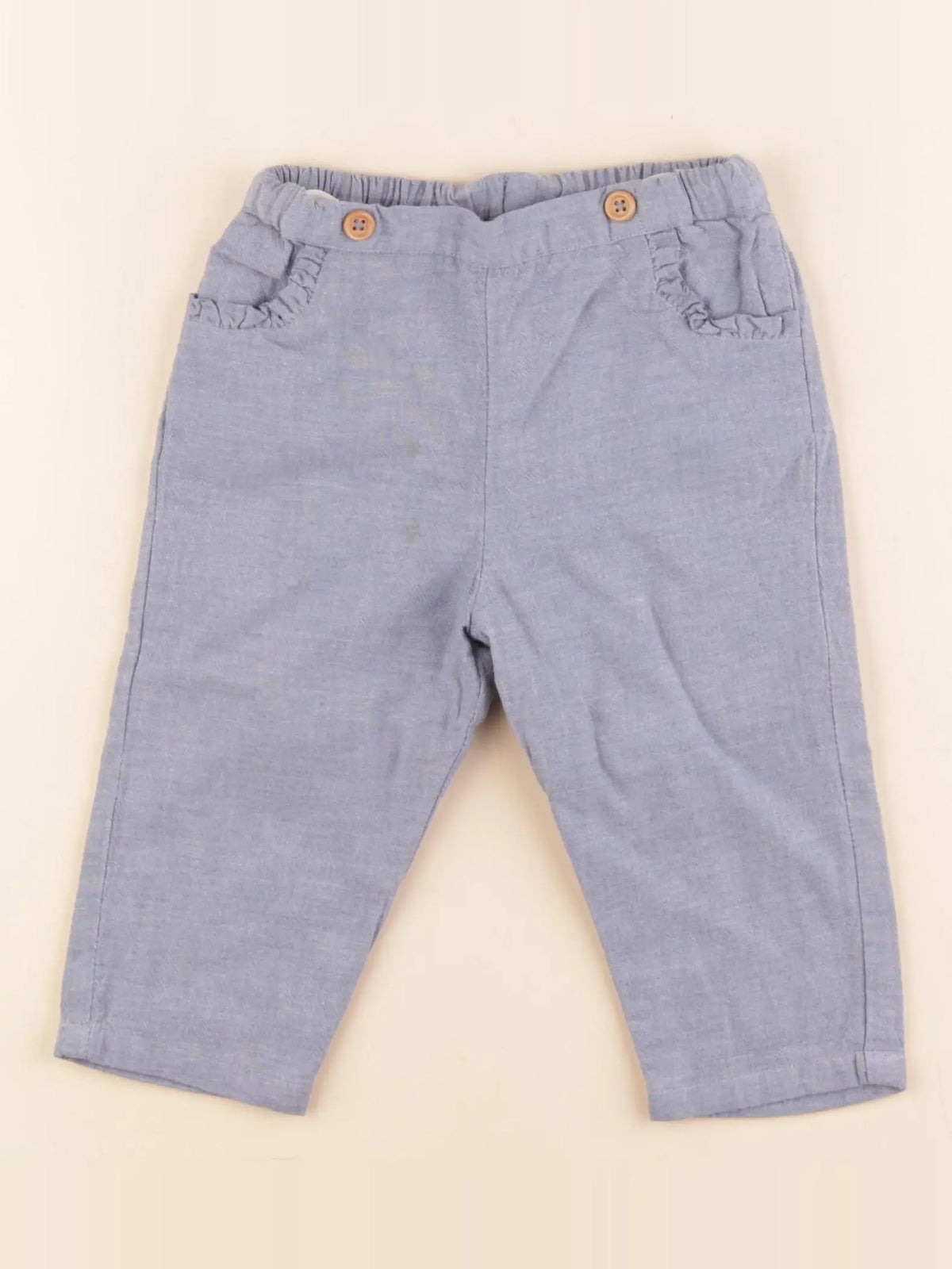 Cyrillus - pantalon bleu - 18 mois