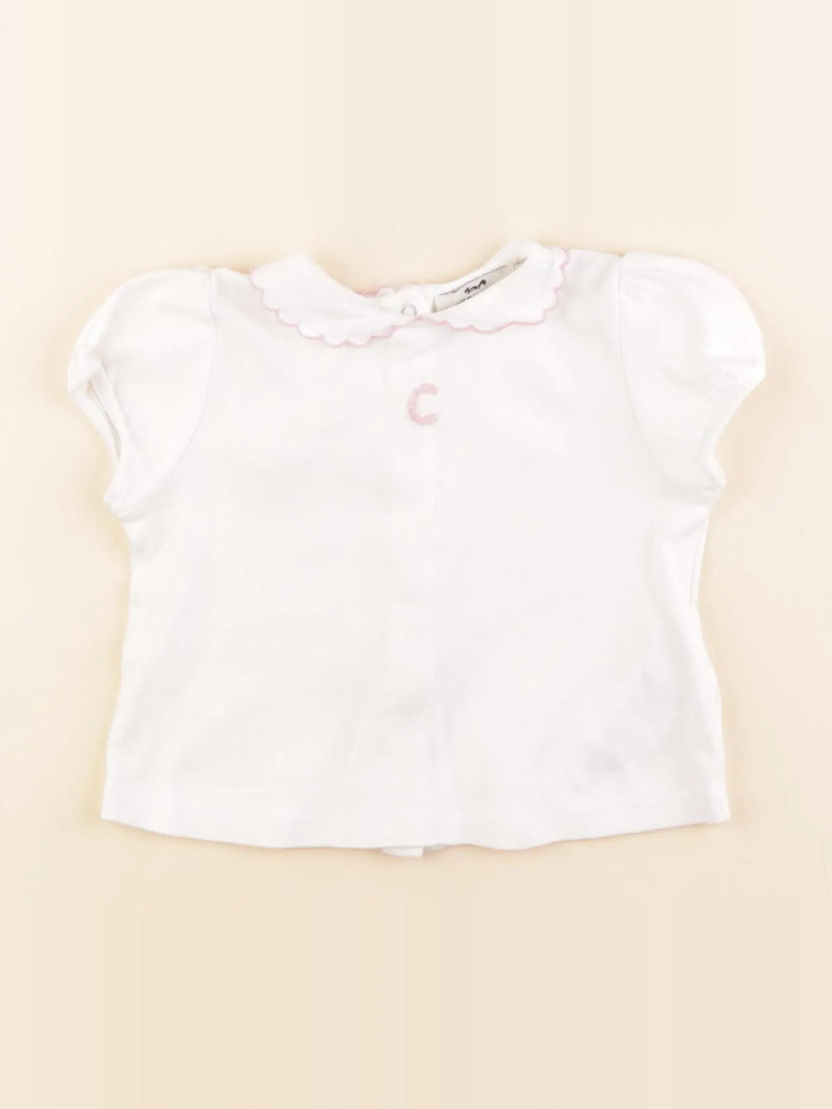 Cyrillus - tee-shirt blanc - 18 mois