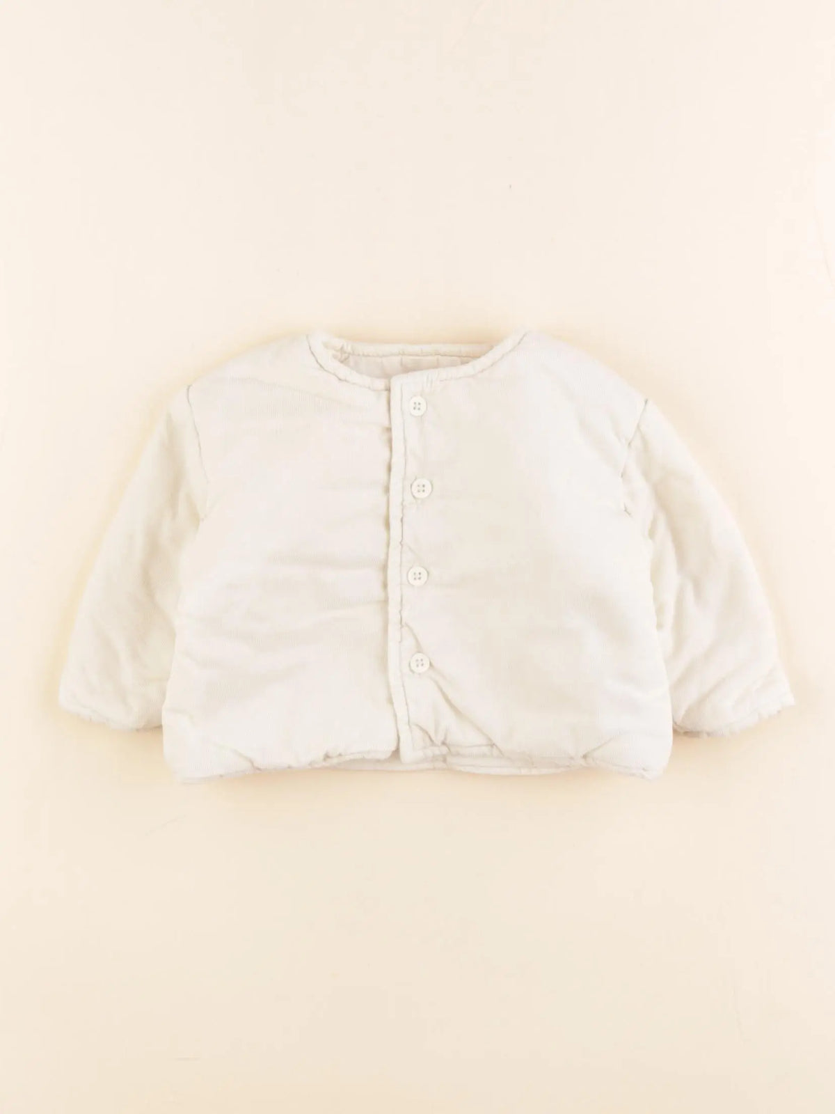 Zara - veste blanc - 0/1 mois