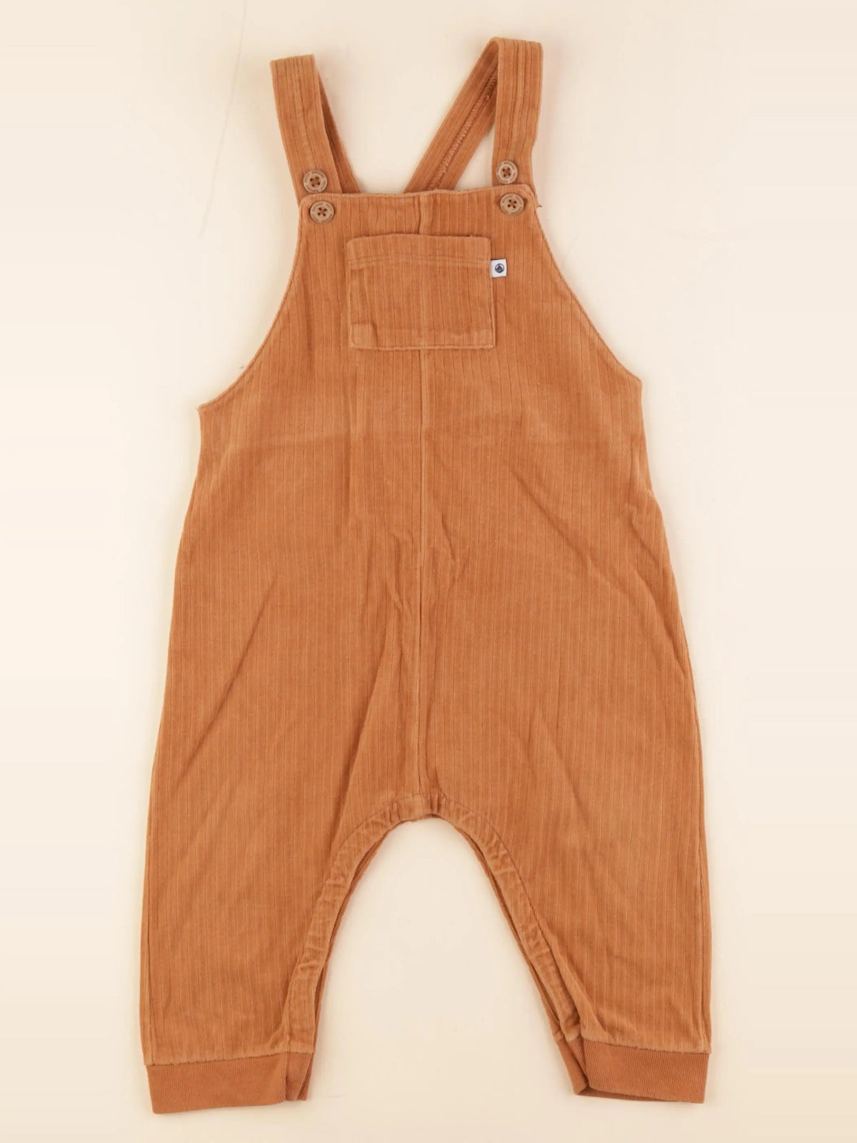 Petit Bateau - salopette marron - 24 mois
