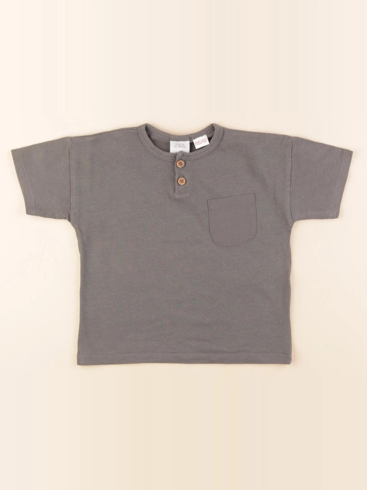 Zara - tee-shirt vert - 2/3 ans
