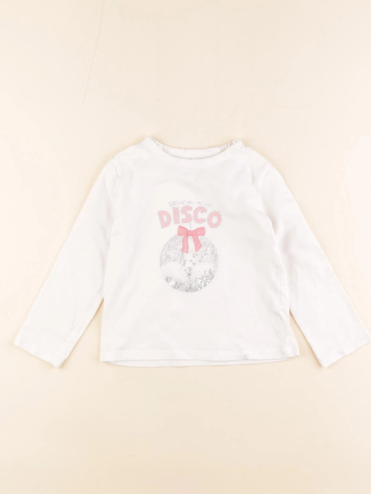 Vertbaudet - tee-shirt blanc - 4 ans