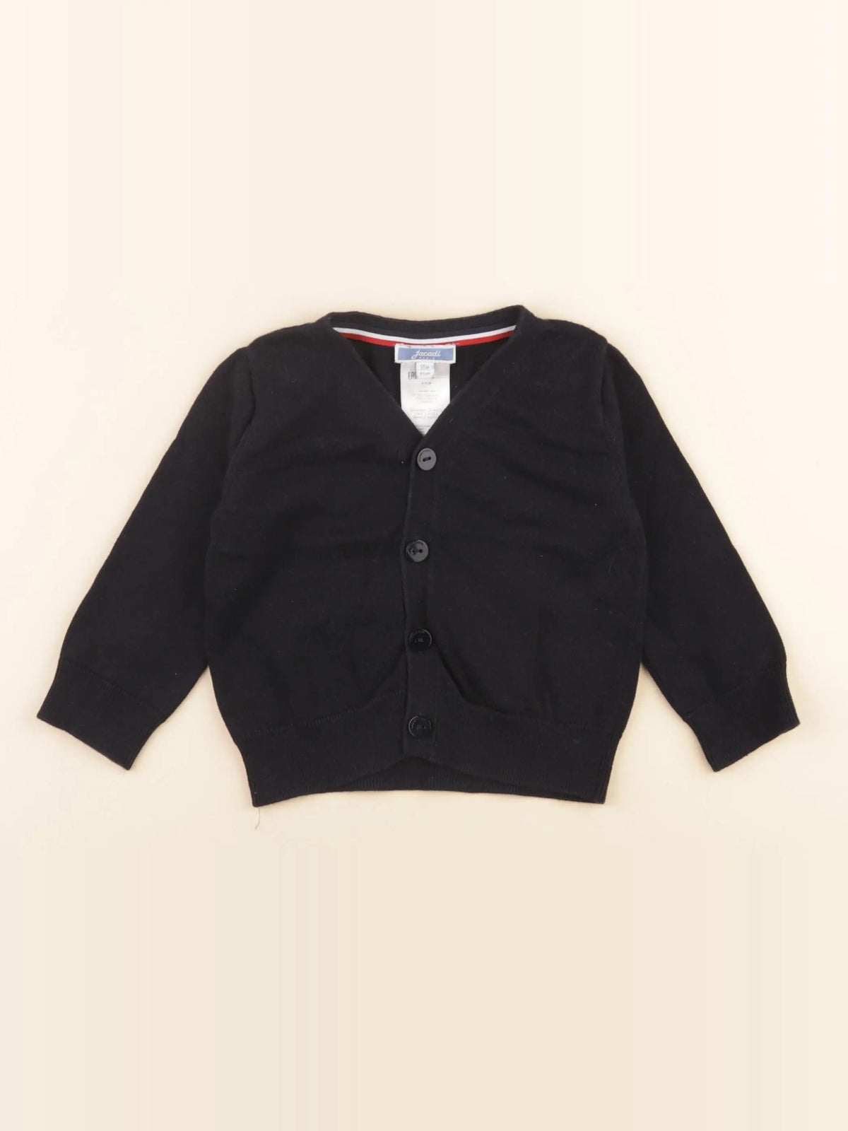 Jacadi - gilet bleu - 18 mois