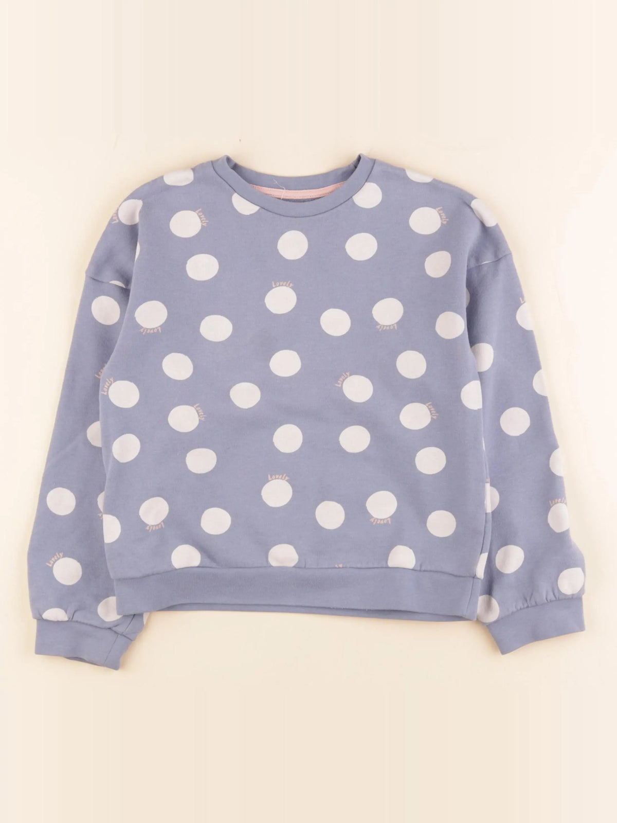 Vertbaudet - sweat bleu - 8 ans