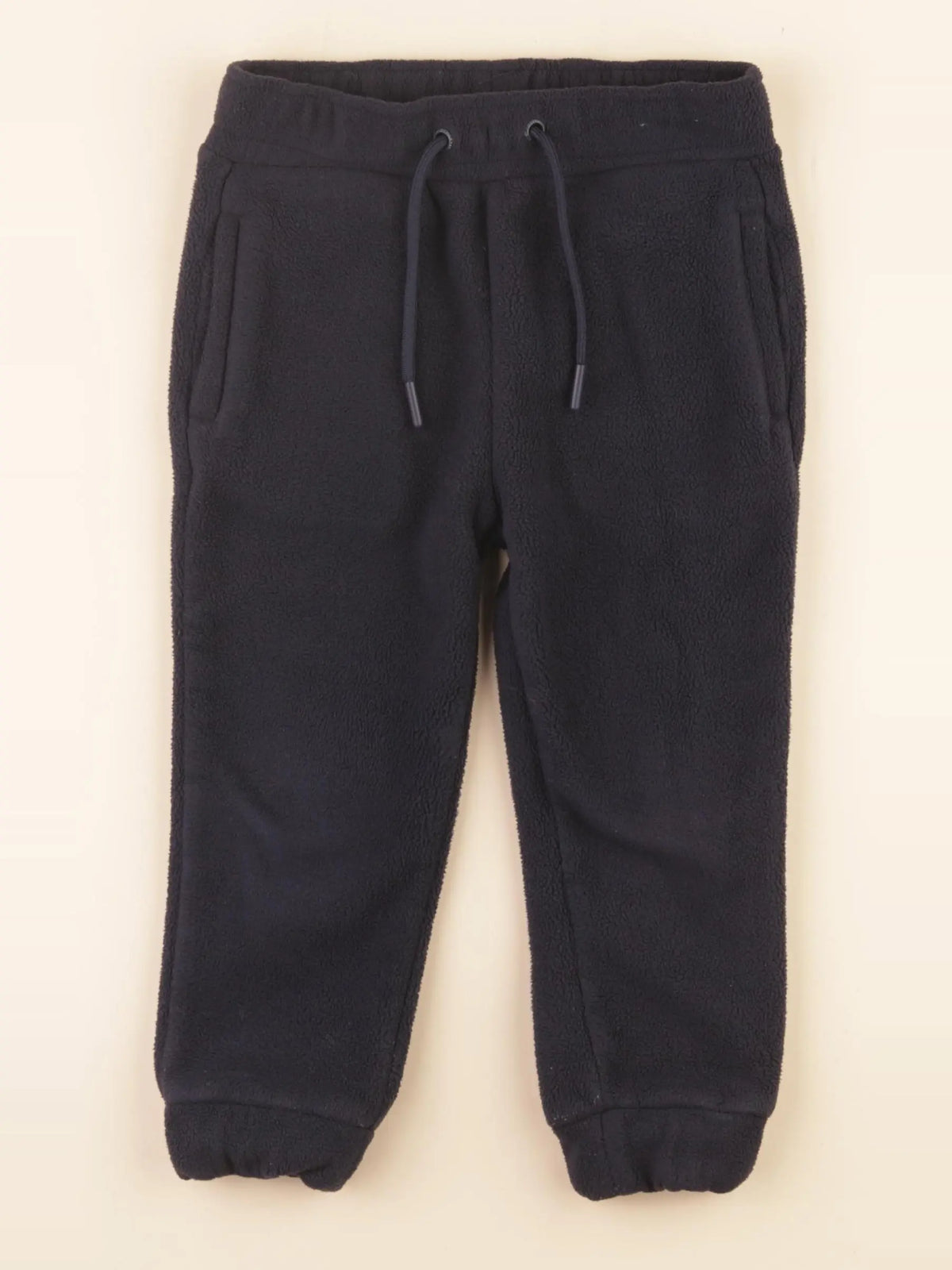 Vertbaudet - pantalon doublé bleu - 3 ans