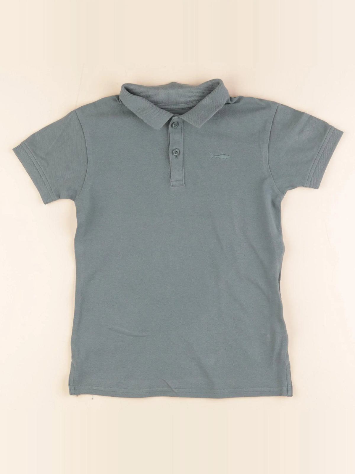 Vertbaudet - polo vert - 8 ans