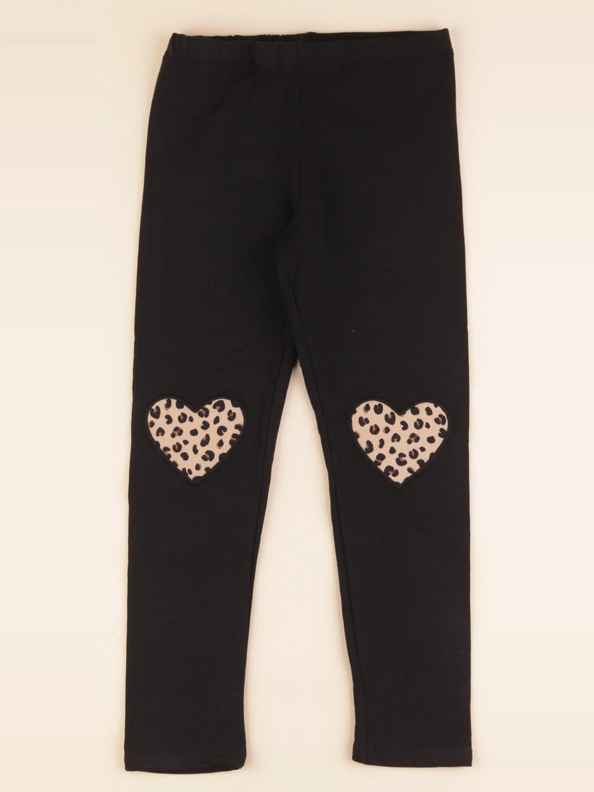 H&M - legging doublé noir - 6/7 ans