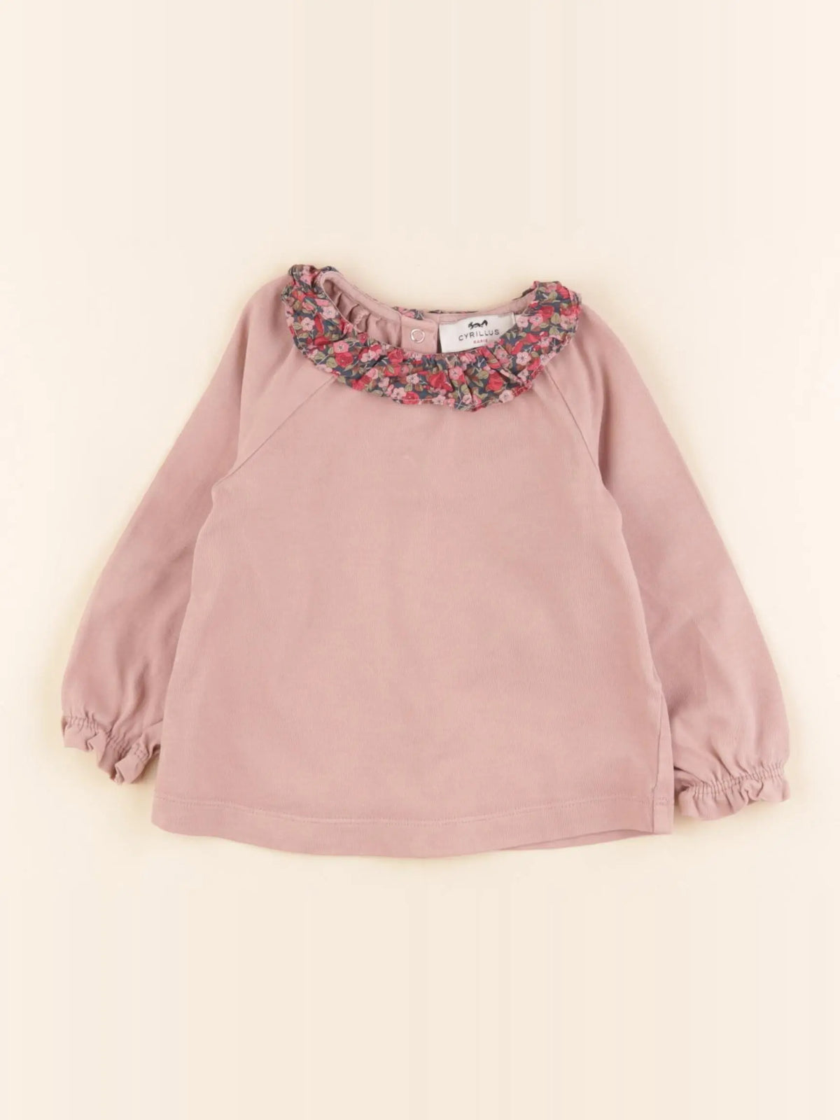Cyrillus - tee-shirt rose - 18 mois