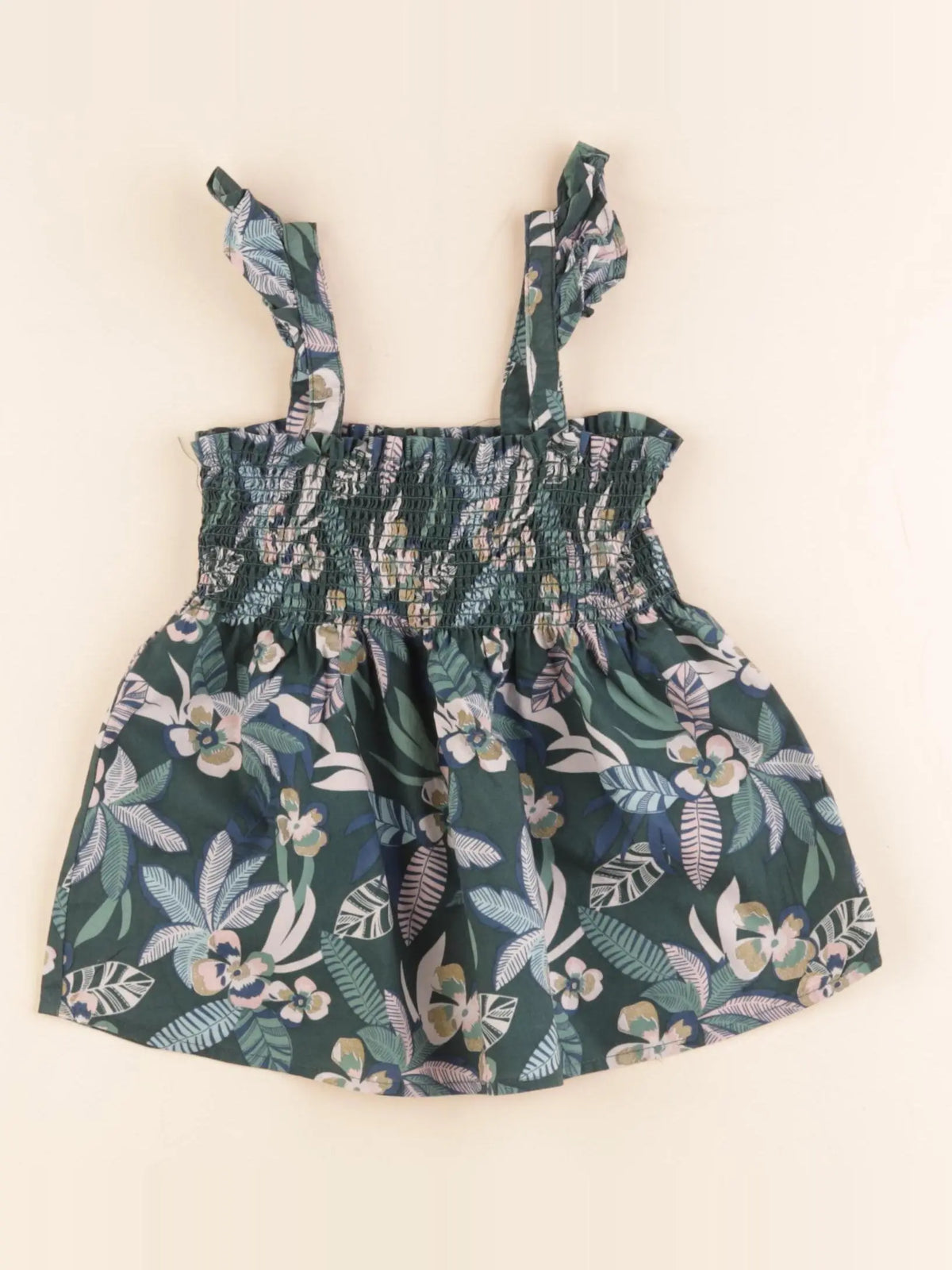 Vertbaudet - blouse bleu, vert - 4 ans