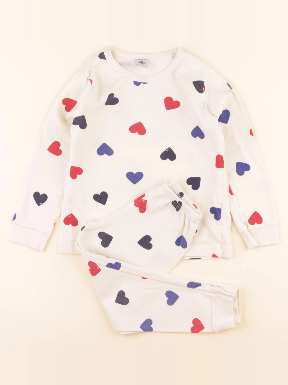 Pyjama coton beige