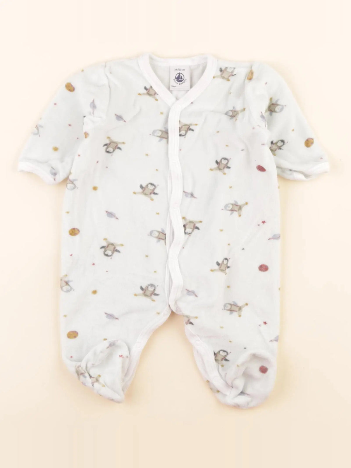 Pyjama velours bleu