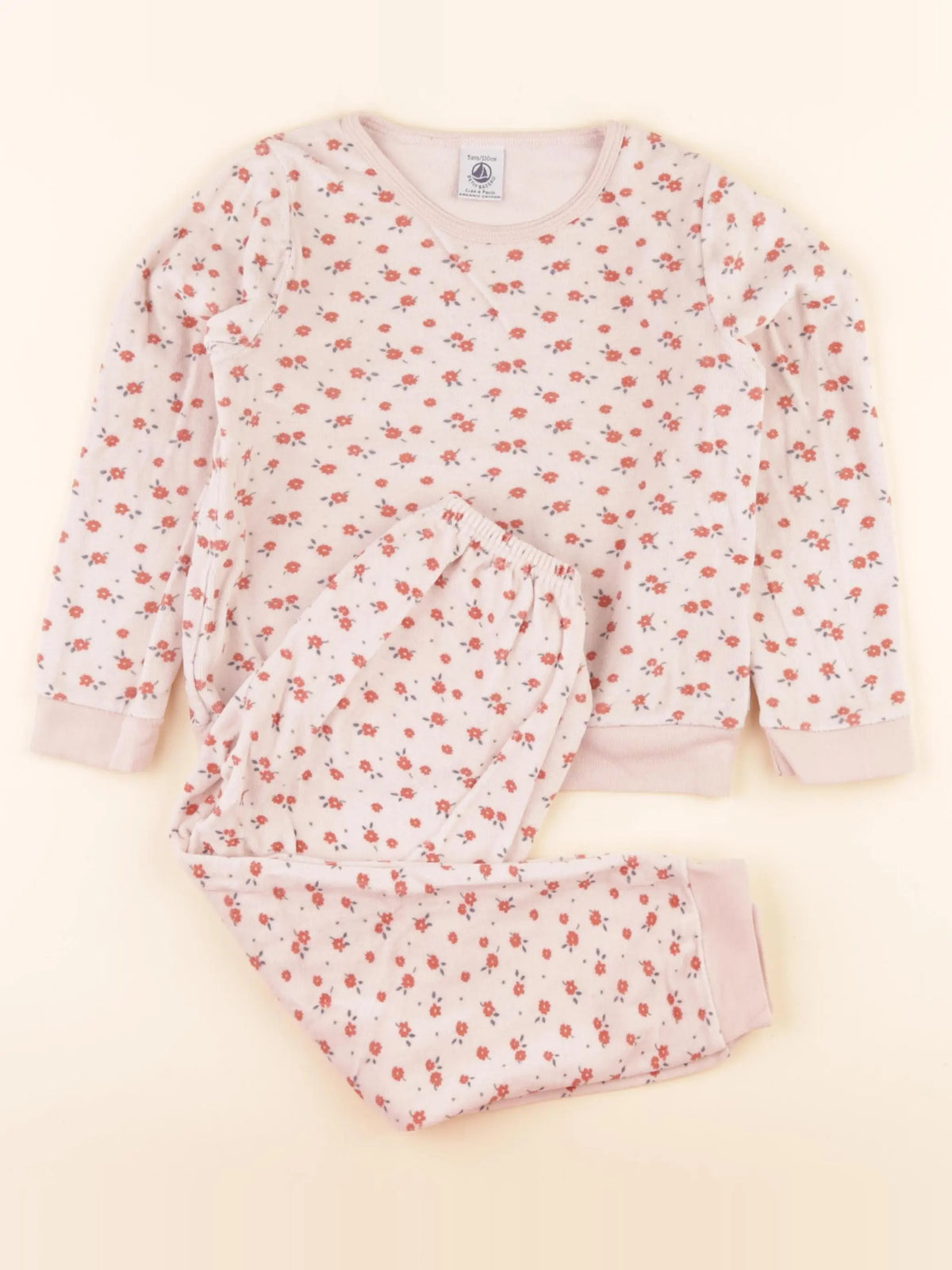 Pyjama velours rose