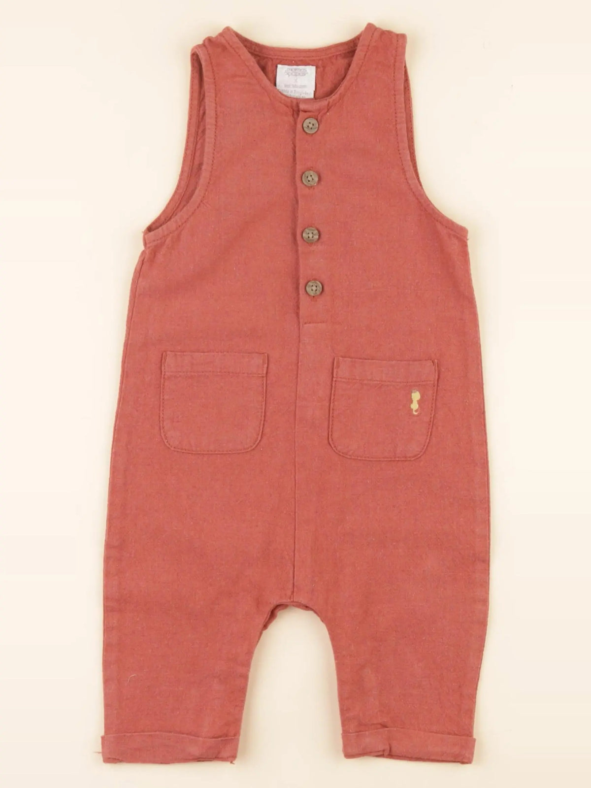Mamas & papas - combinaison rouge - 3/6 mois