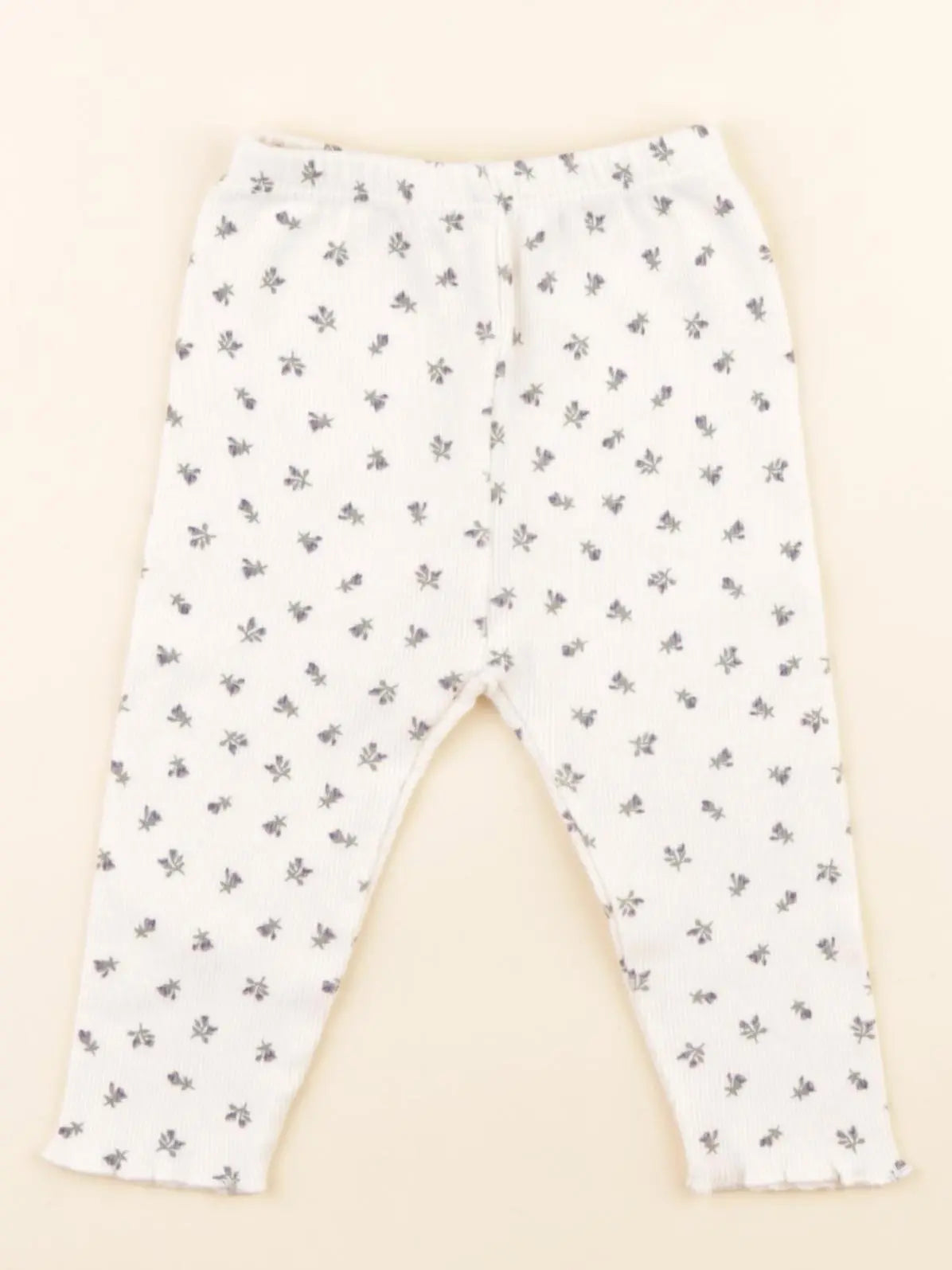 Zara - legging beige - 6/9 mois