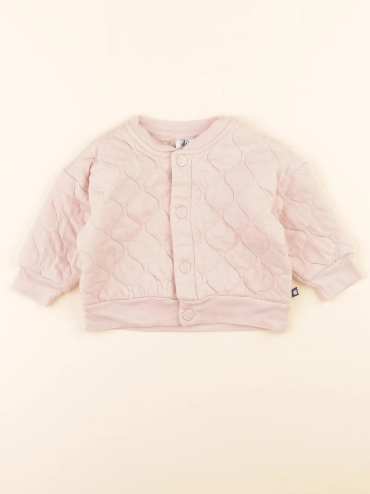 Petit Bateau - veste rose - 6 mois
