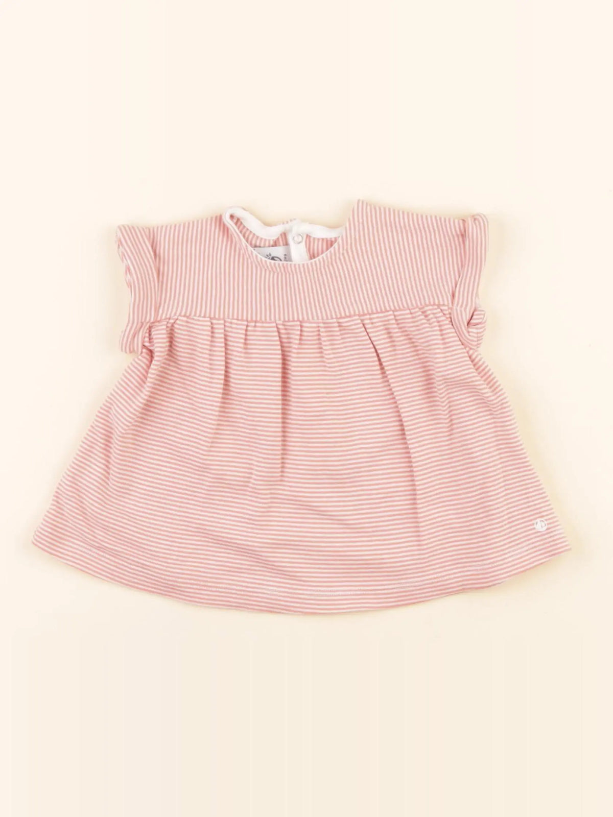 Petit Bateau - tee-shirt rose - 6 mois
