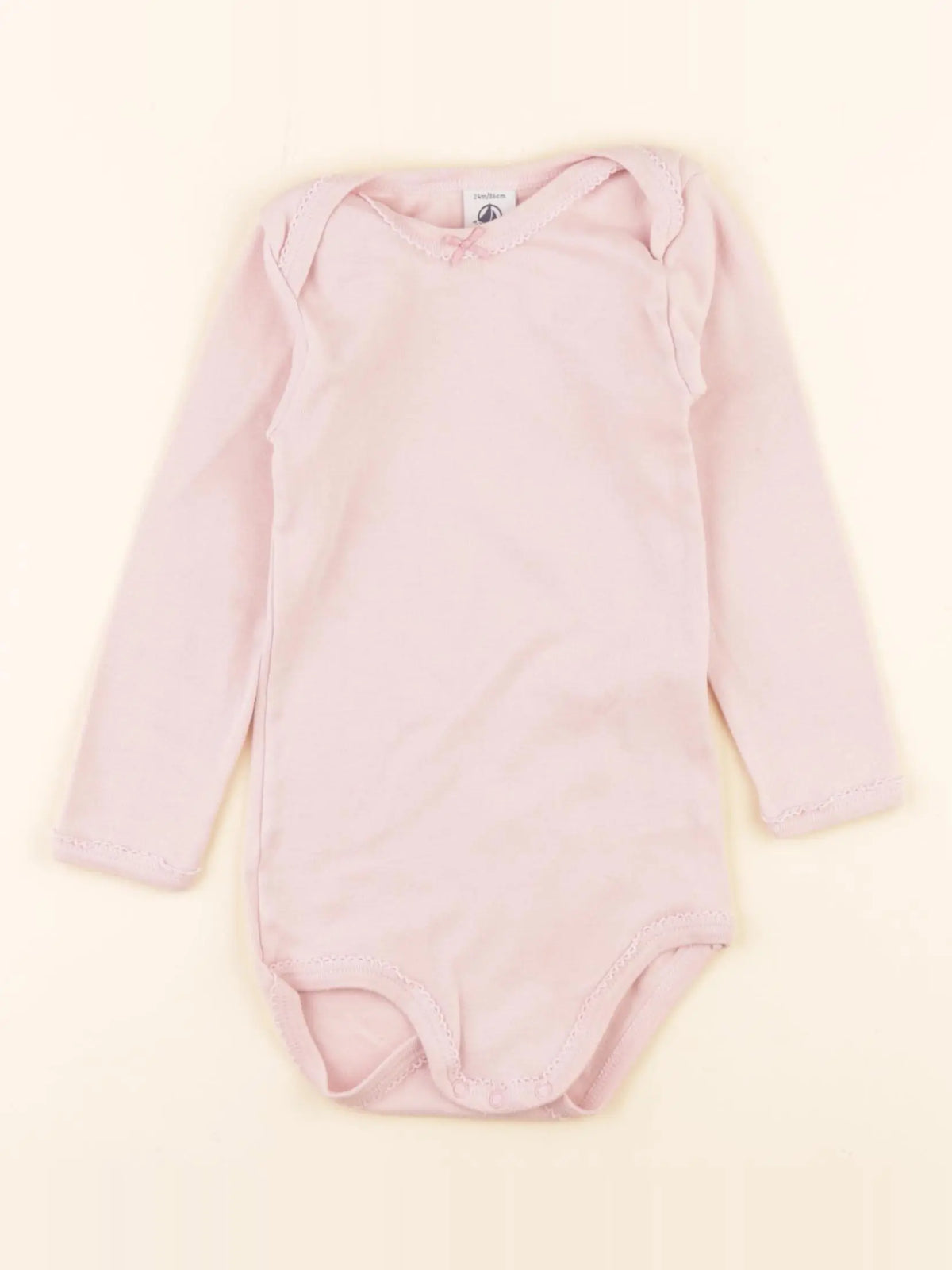 Petit Bateau - body rose - 24 mois