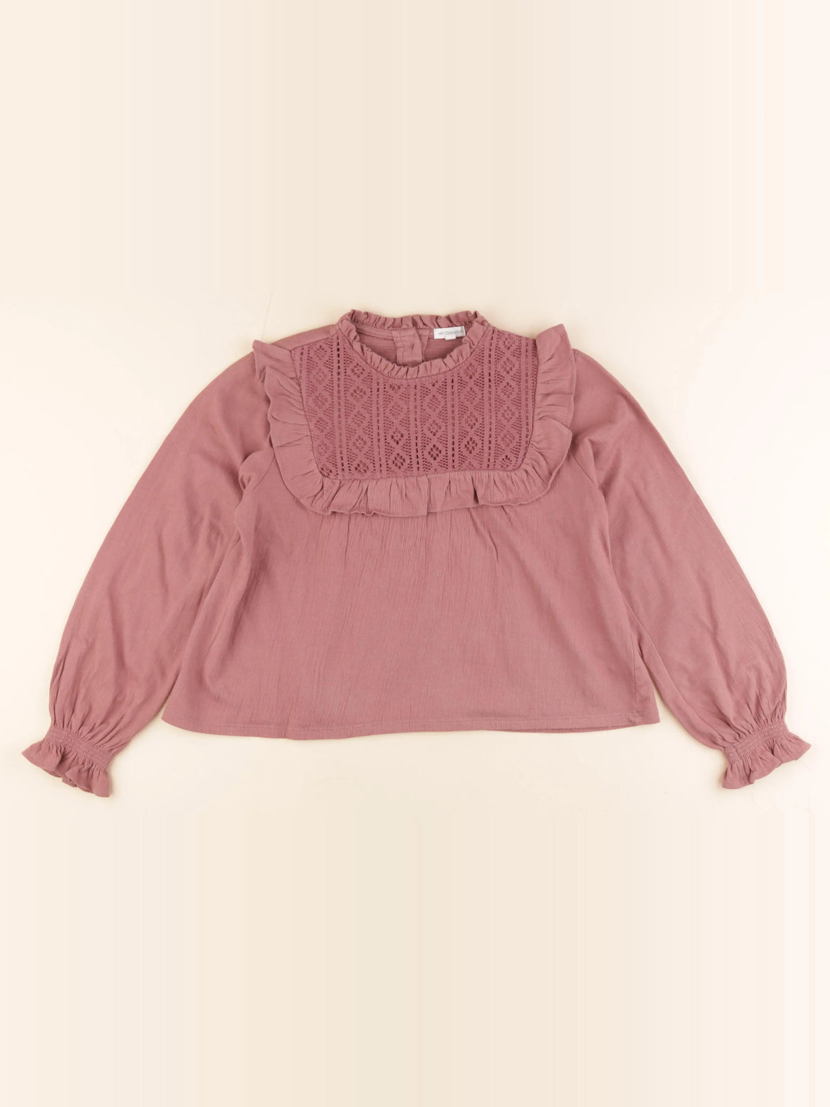 Vertbaudet - tee-shirt rose - 10 ans