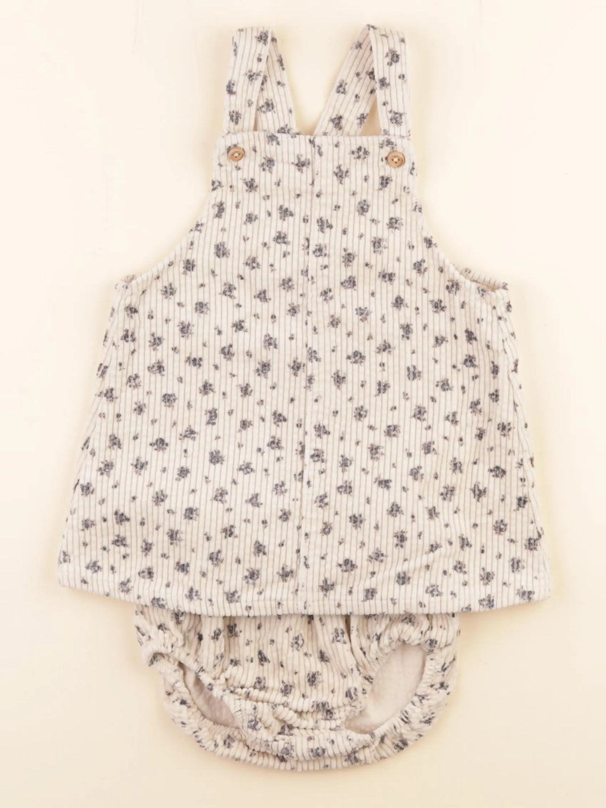 Zara - robe marron - 12/18 mois