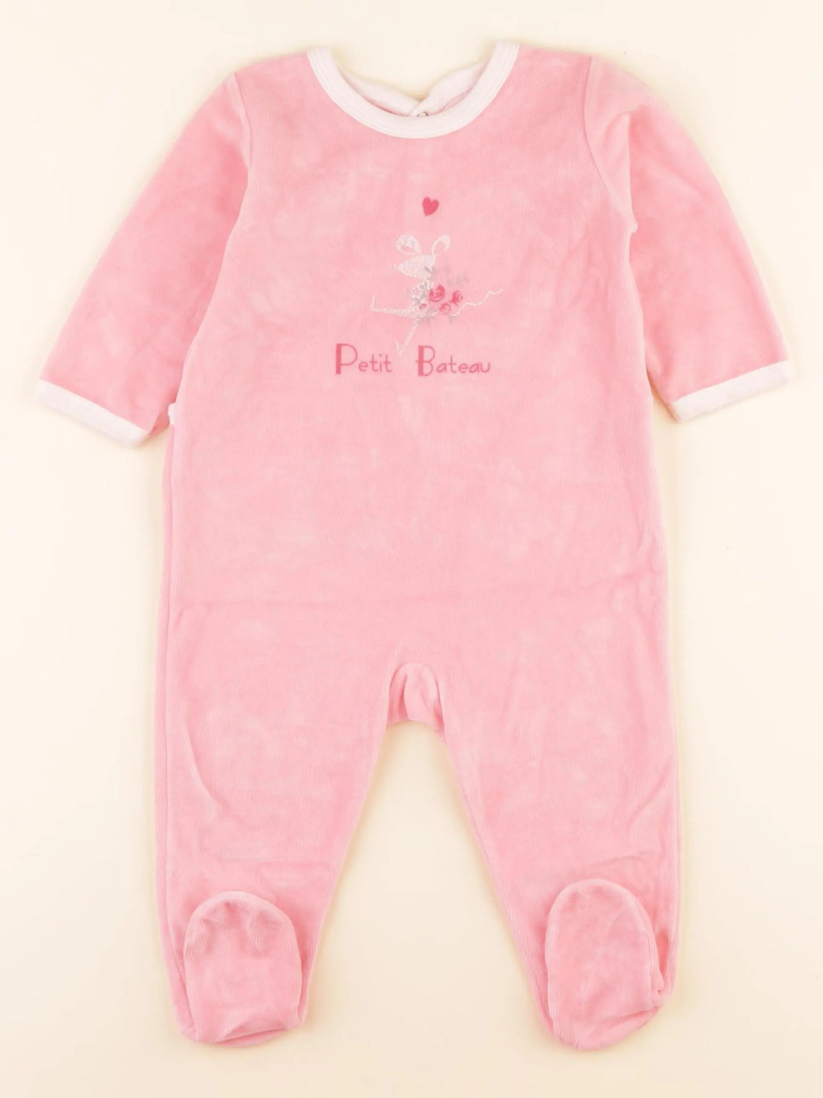Pyjama velours rose